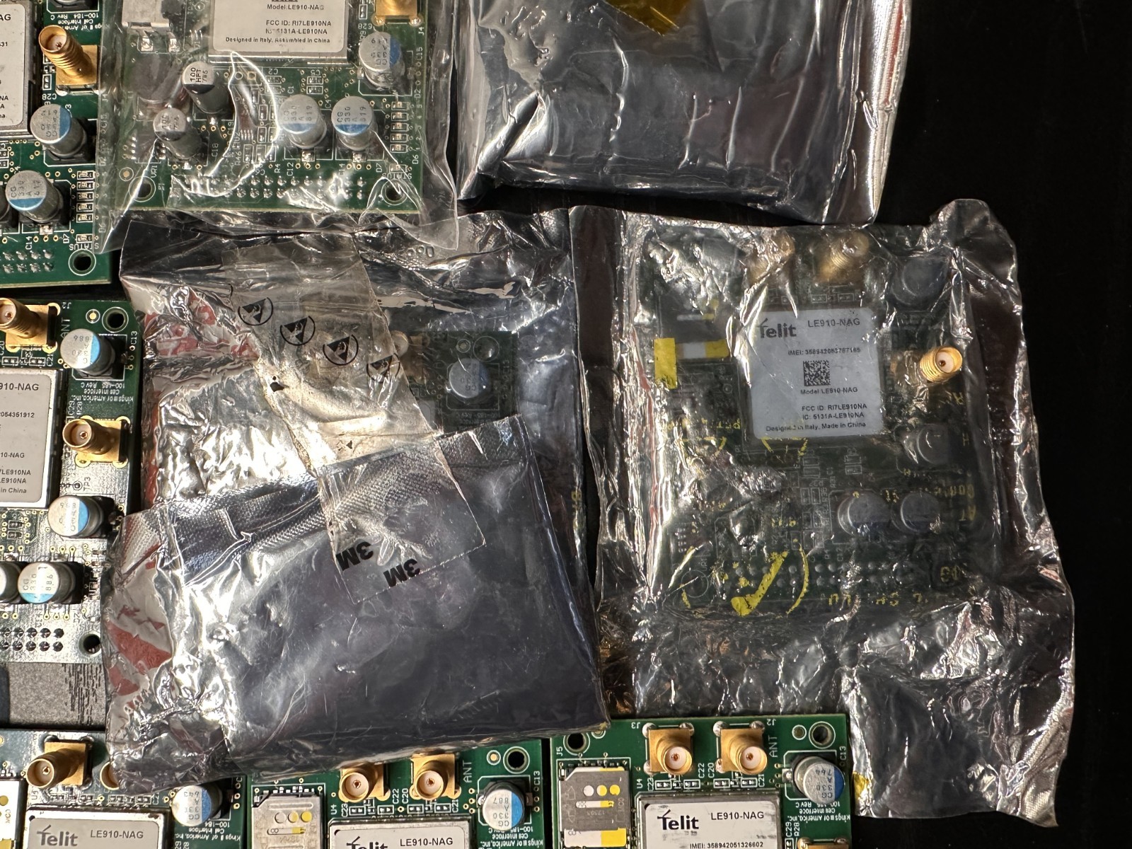 Lot of 12 Telit LE910-NAG LTE 4G Modem Development Boards AS-IS