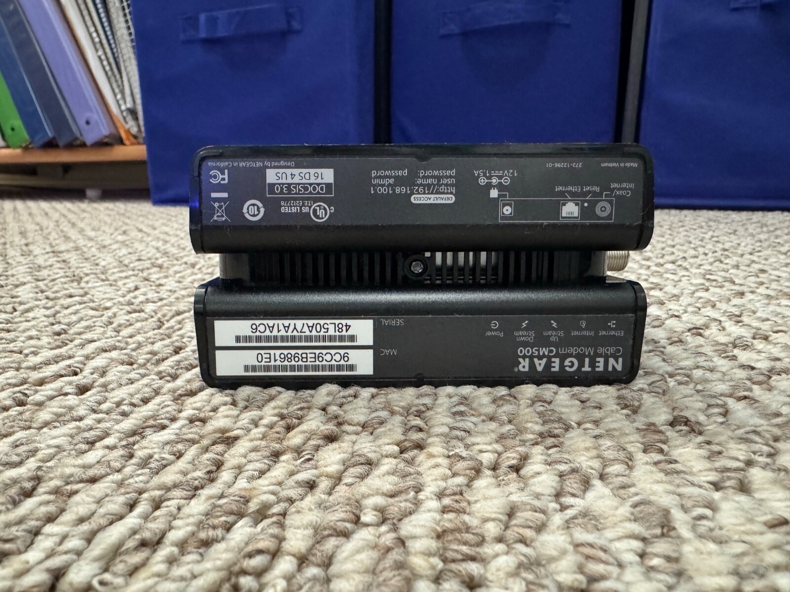 NETGEAR CM500V Cable Modem for Internet
