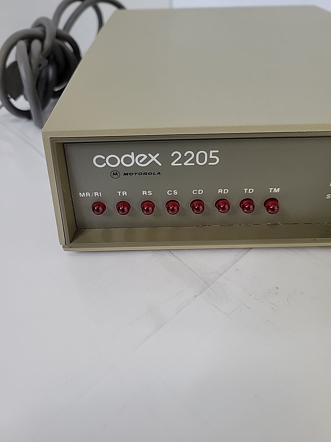 Codex 2205 Modem 25896 Bell 208 A/B 4800 BPS w/ Fixed Power cord Untested Motoro