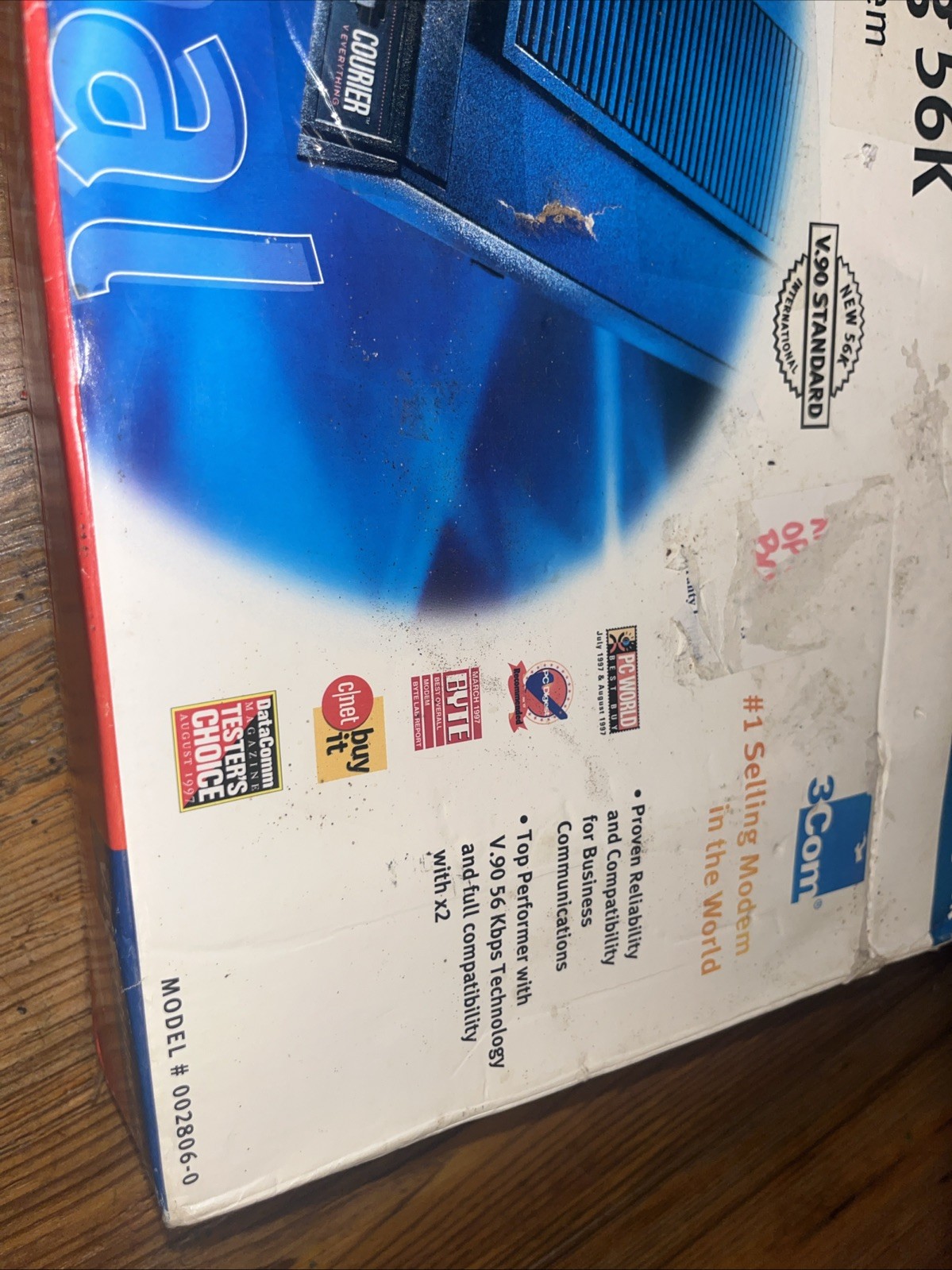 USRobotics V Everything Courier 56K (USR3453B) 56 Kbps Analog Modem – Open Box