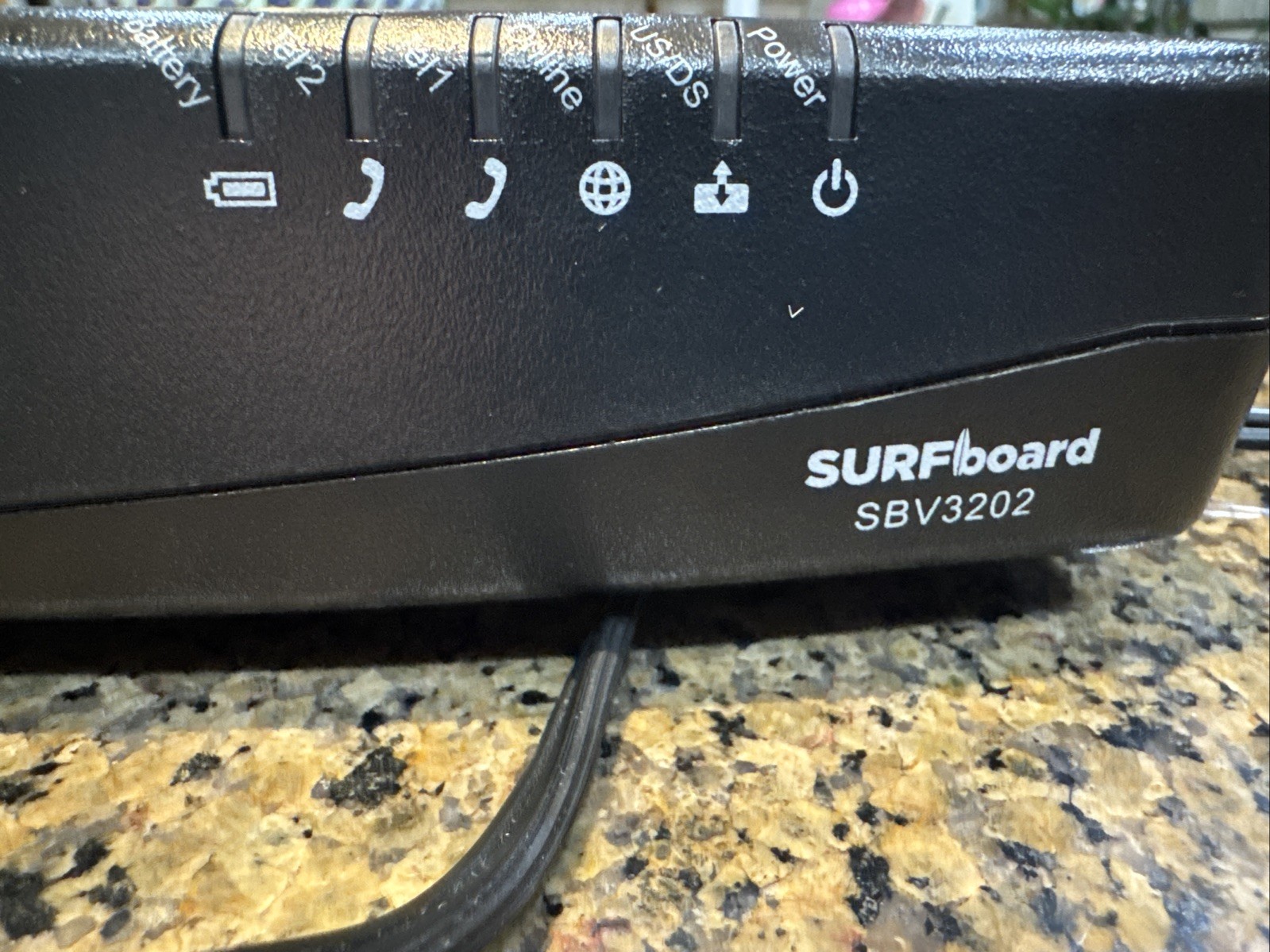 ARRIS SBV3202 Docsis 3.0 Voice Cable Modem – Black