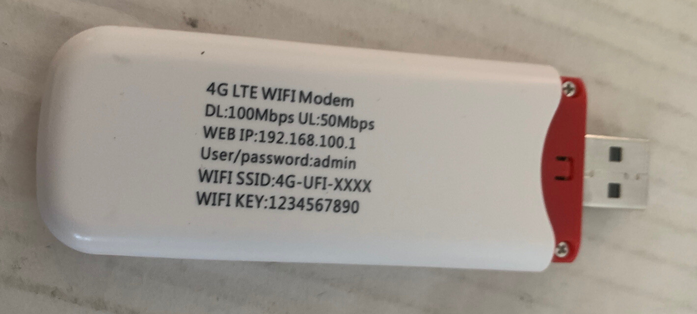 4G LTE Modem 3-in-1 3G/4G USB Modem with WiFi Hotspot