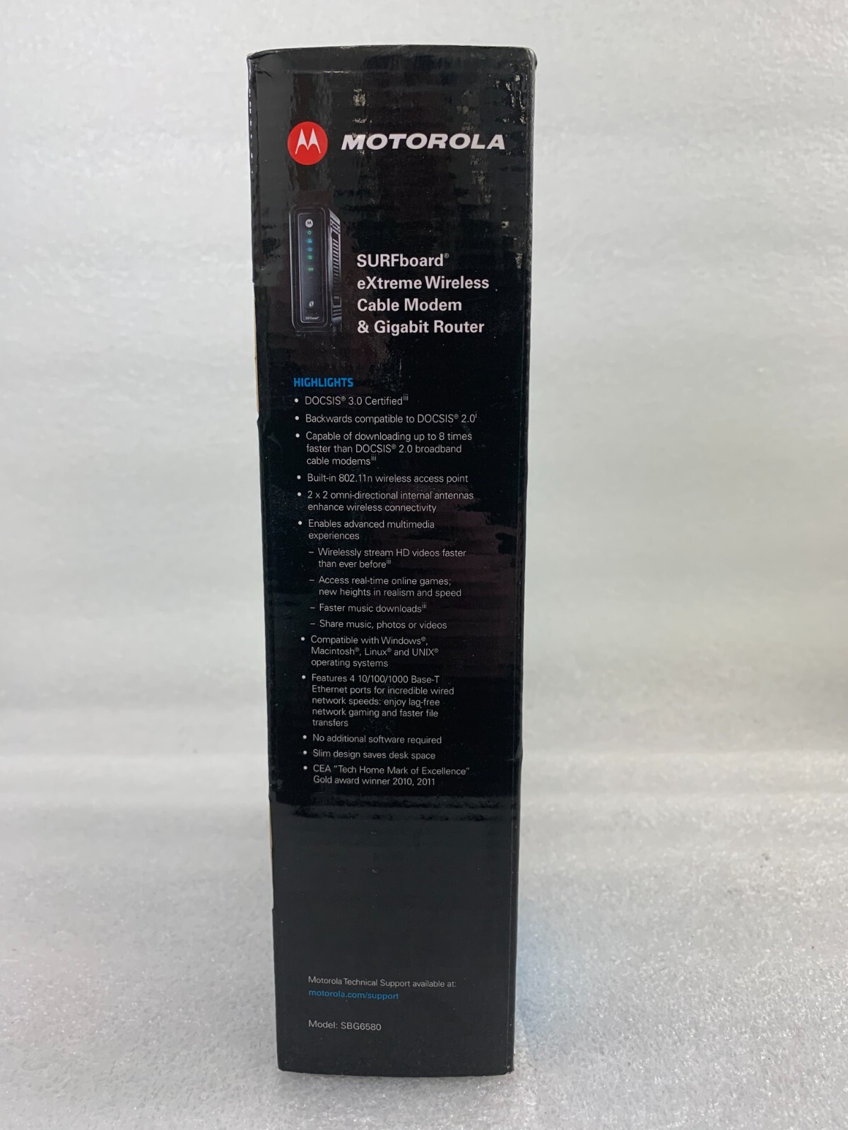 Motorola SURFboard EXTREME SBG6580 DOCSIS 3.0 Cable Modem Wi-Fi Router FREE S/H