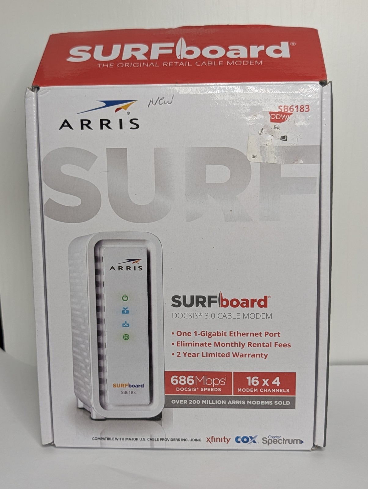 ARRIS SURFboard SB6183DOCSIS 3.0 Cable Modem, Open Box