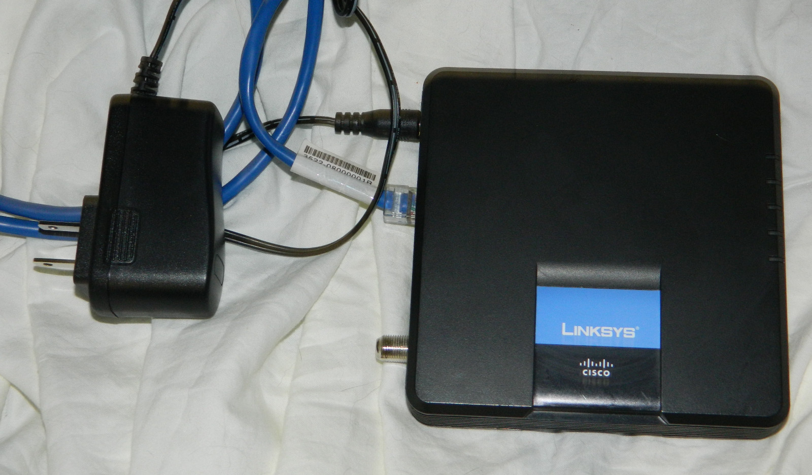 LINKSYS Cable Modem 100 Mbps model # CM100 with Ethernet Cable and Power Supply