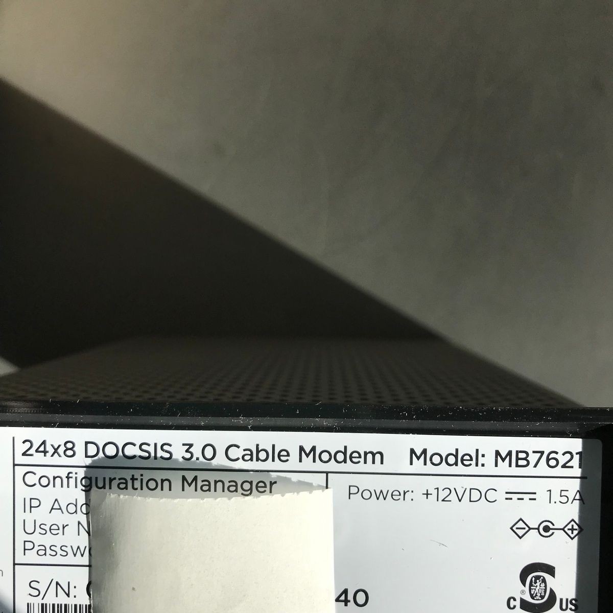 Motorola MB7621 24×8 DOCSIS 3.0 Cable Modem 1000Mbps
