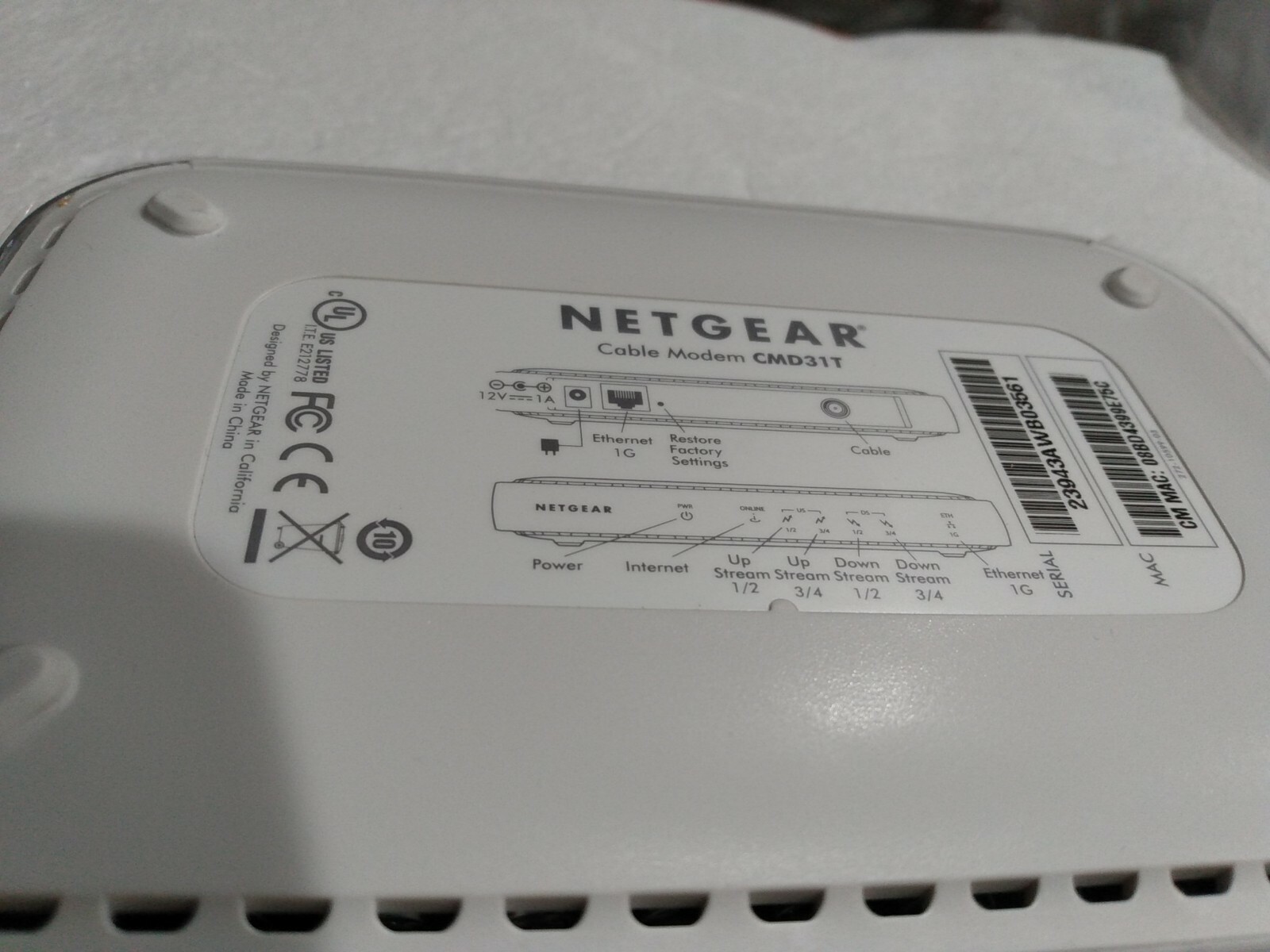 NETGEAR CMD31T