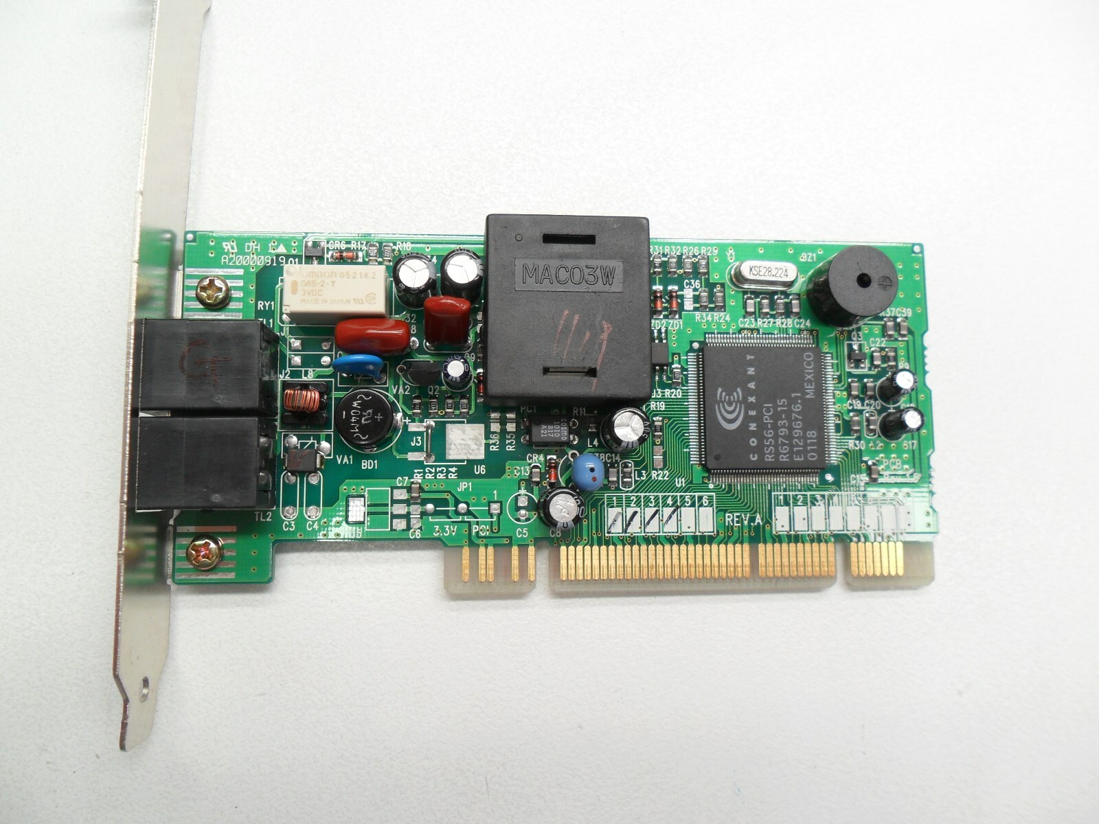 INTERNAL DIALUP MODEM PCI CARD 56K PHONE LINE IN CONEXANT PS56-PCI PC