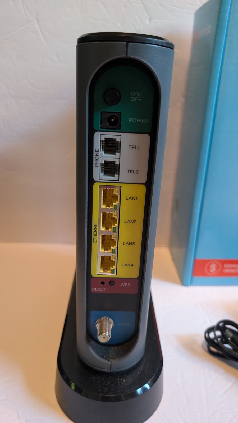 Motorola MT7711 24×8 Modem Router Two Phone Ports DOCSIS 3.0 AC1900 Dual Band