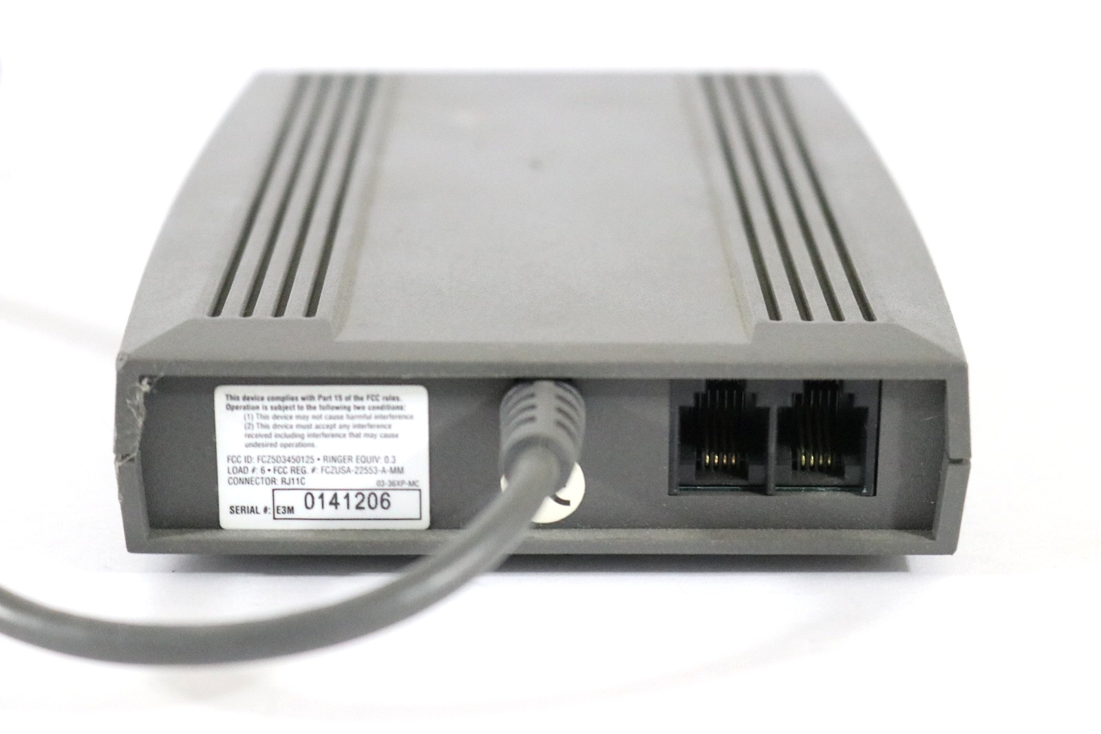 Vintage SupraExpress 33.6 External Fax Modem V.42bis