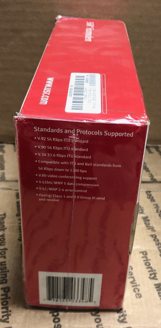 (NEW!) US Robotics 56K Serial Controller Faxmodem USR5686E V.92 V.90