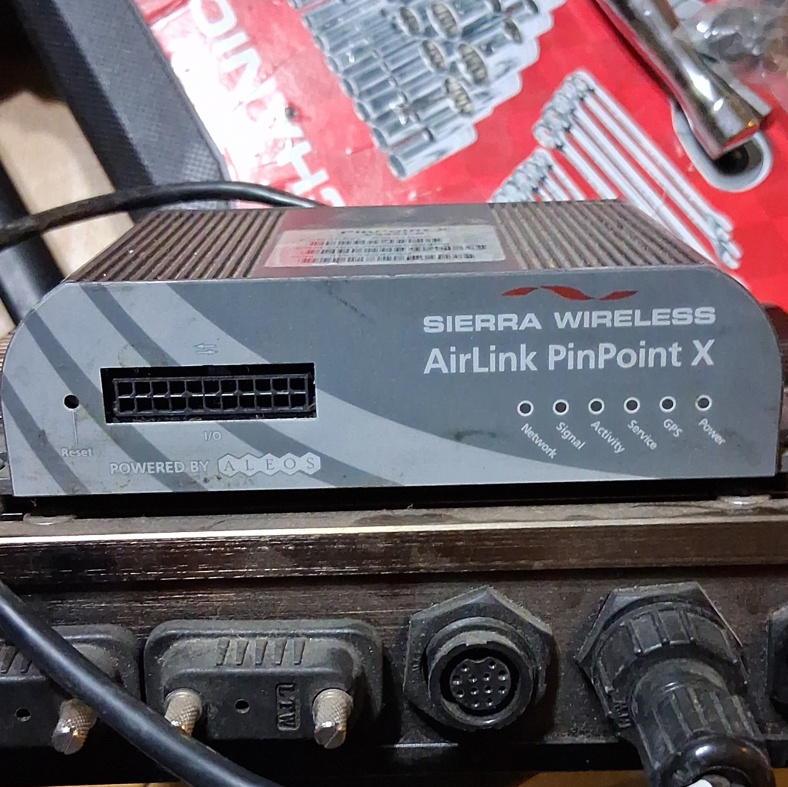 Sierra Wireless AirLink Pinpoint X Mounted On Routeware Dvr