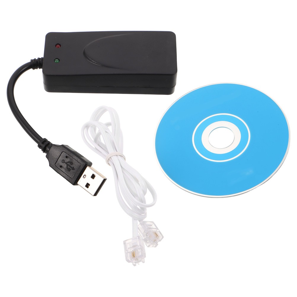 USB Fax Modem: USB Data Transfer Dual Ports Plug-and-Play Transmission Modem