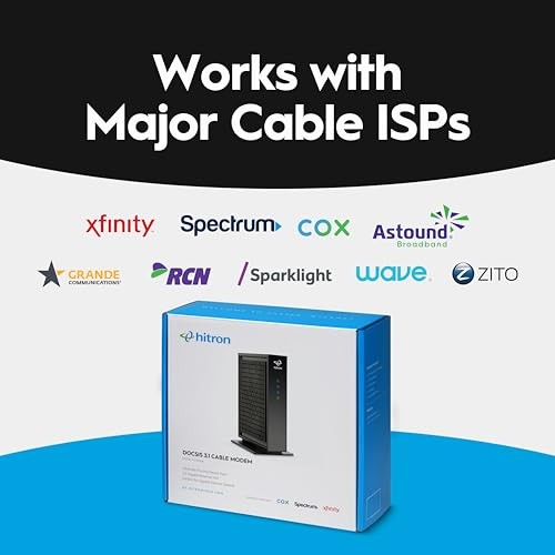 Hitron CODA56 Cable Modem DOCSIS 3.1 2.5Gbps No WiFi