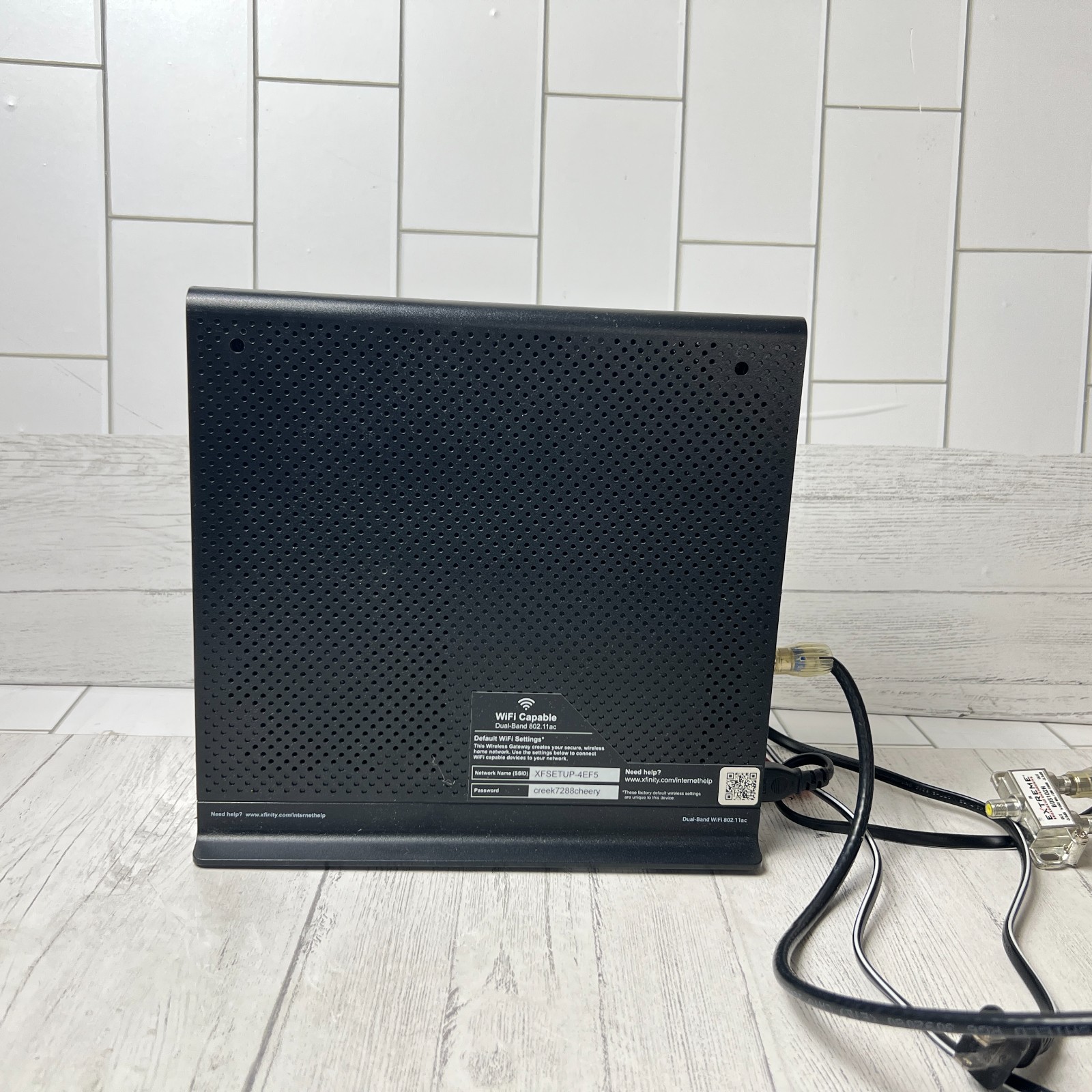 Xfinity Prepaid Internet Starter Kit ARRIS TG1682G DUEL BAND WI-FI Modem