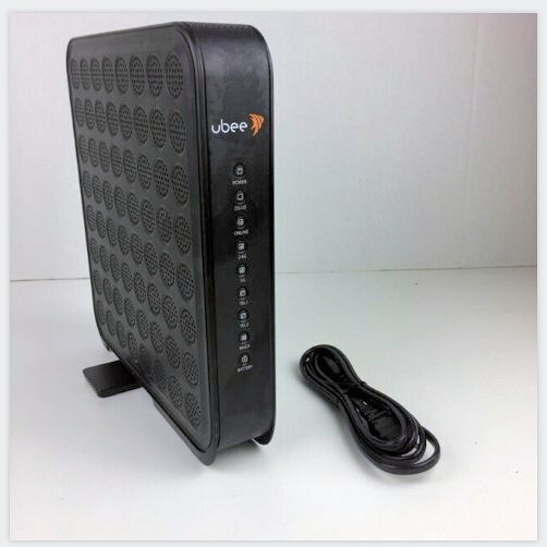Ubee DVW32CB Telephone Modem Advanced Wireless Voice Gateway w/pwr cord*Tested