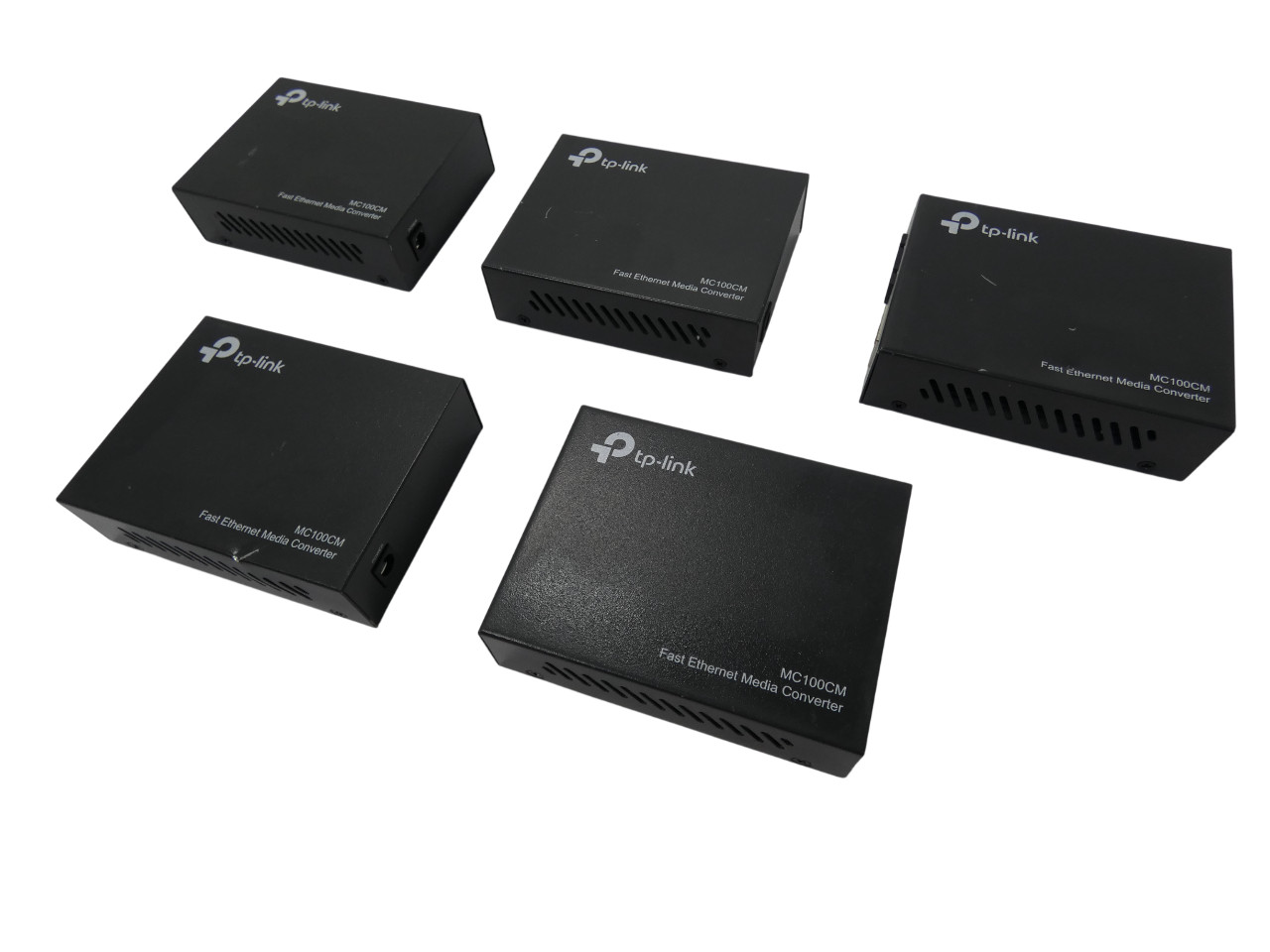 Lot of 5 TP-Link Network MC100CM 10/100Mbps Multi-Mode Media Converter