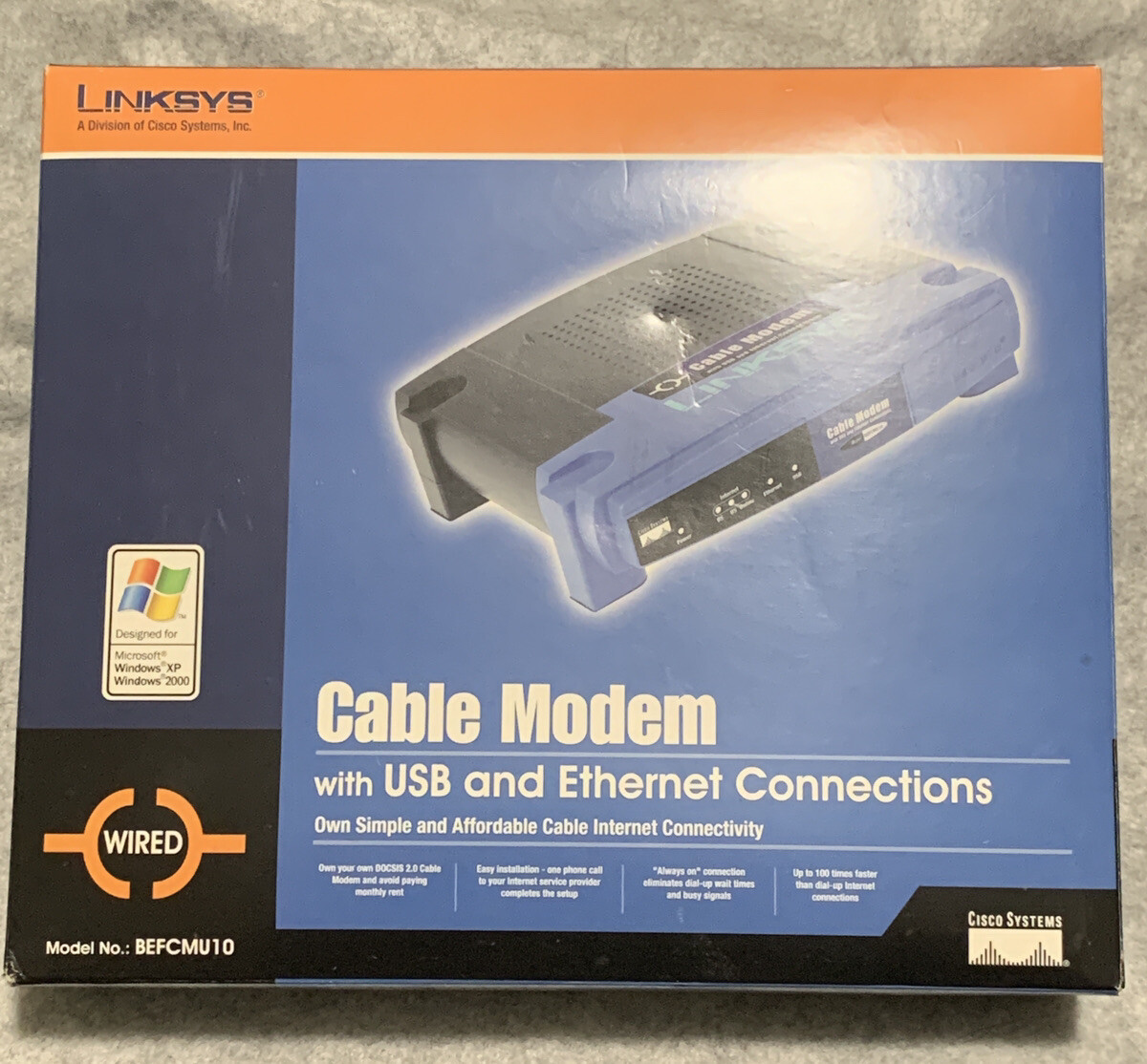 Linksys BEFCMU10 42.88 Mbps