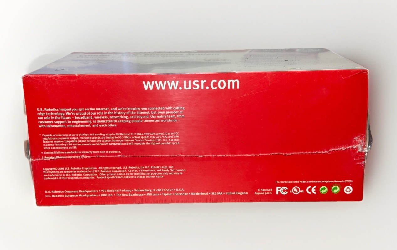 US Robotics USR3453B 56Kbps Serial Fax Modem