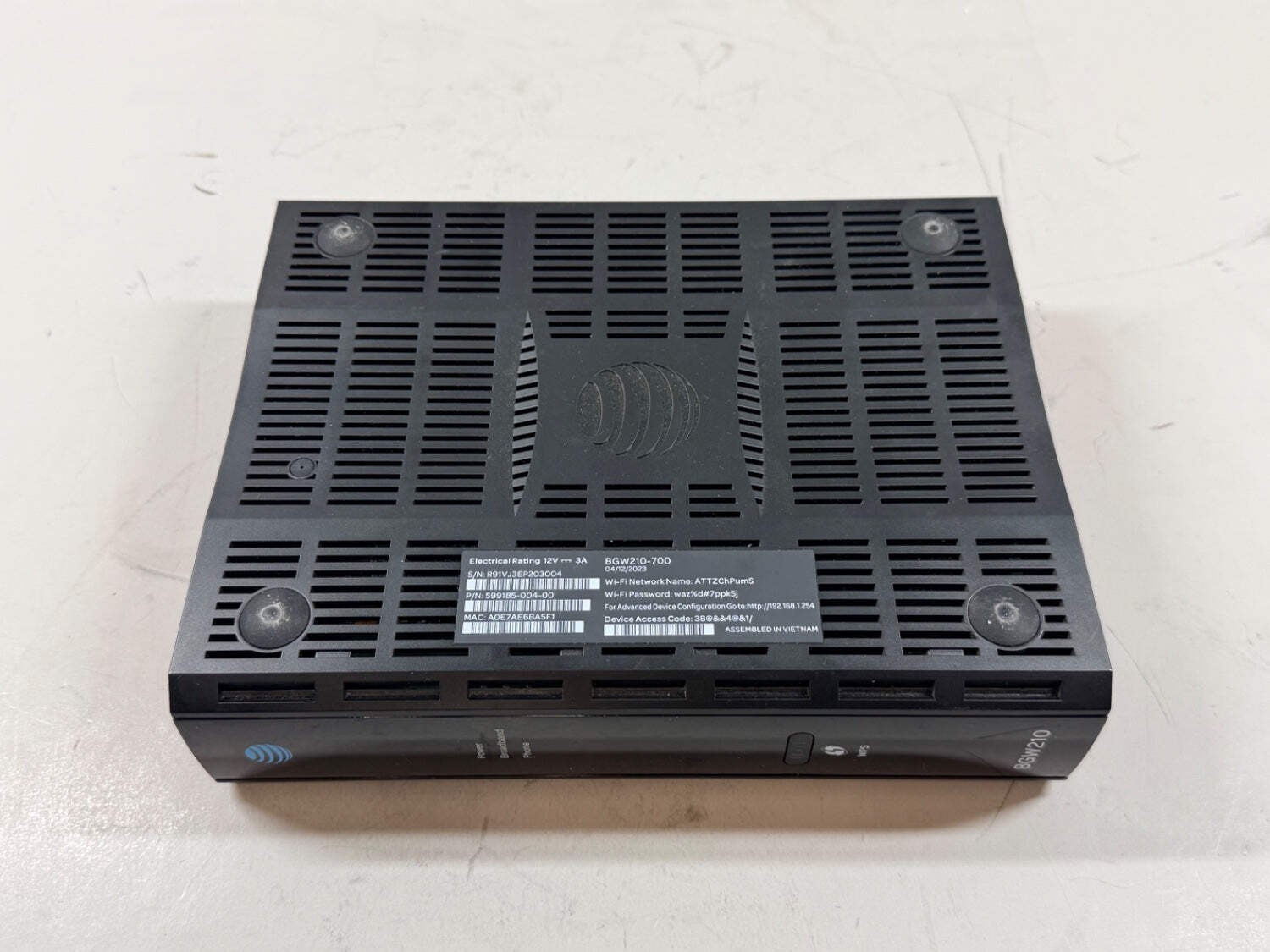 AT&T Arris Router BGW210-700