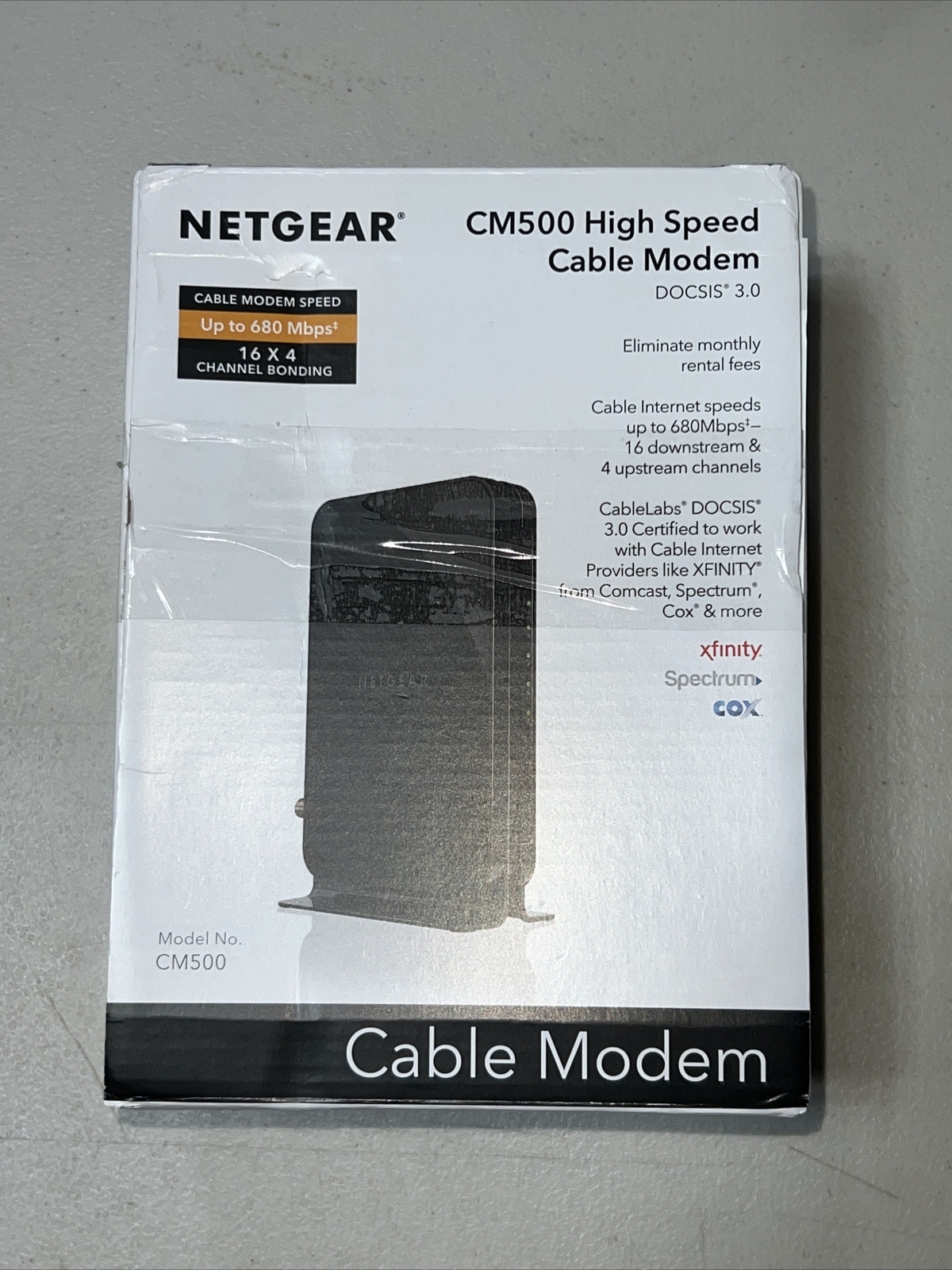 NETGEAR CM500 (CM500100NAS) 680 Mbps – Black