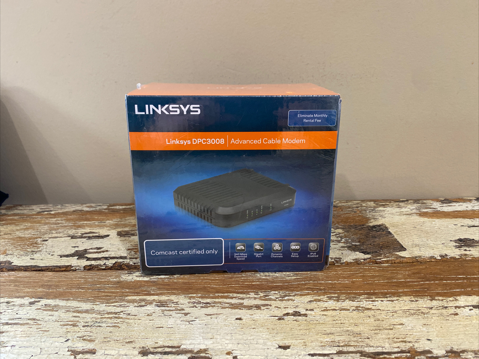 Linksys DOCSIS (DPC3008-CC) 348.16 Mbps Advanced 3.0 Cable Modem Sealed C3
