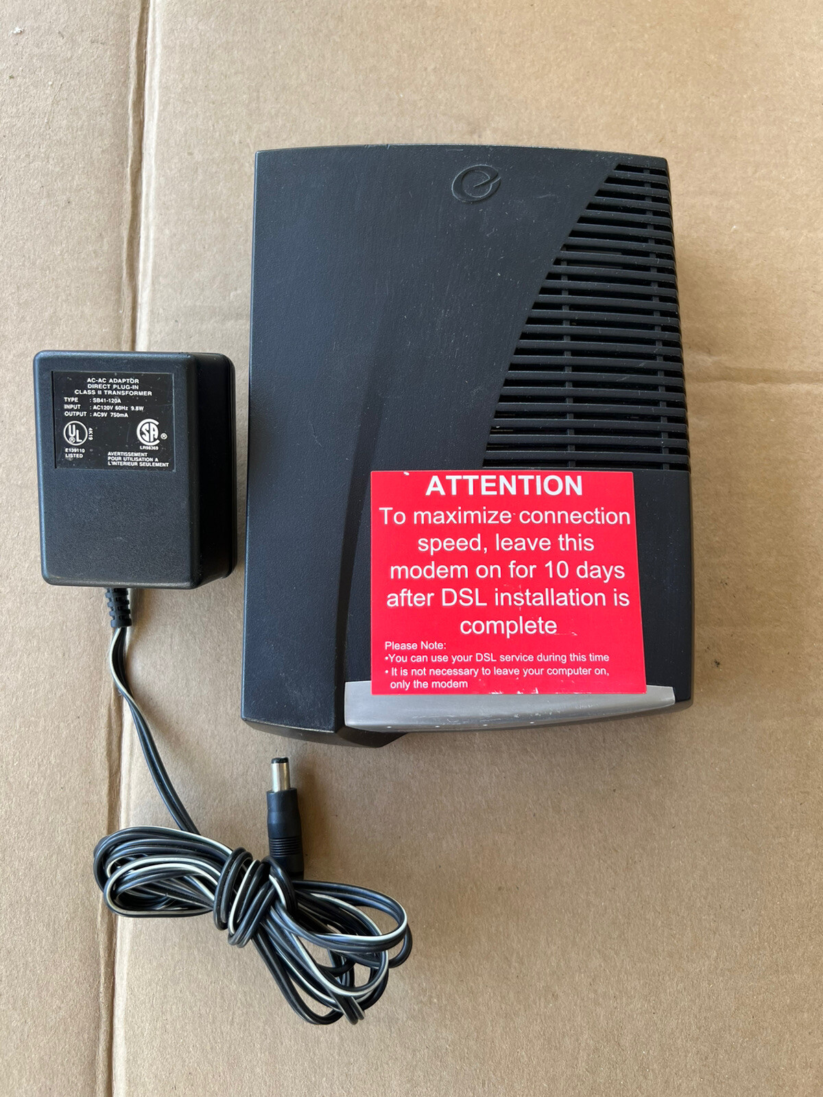 Efficient Networks Speedstream 5360 Ethernet ADSL Modem P/N 060-5360-124
