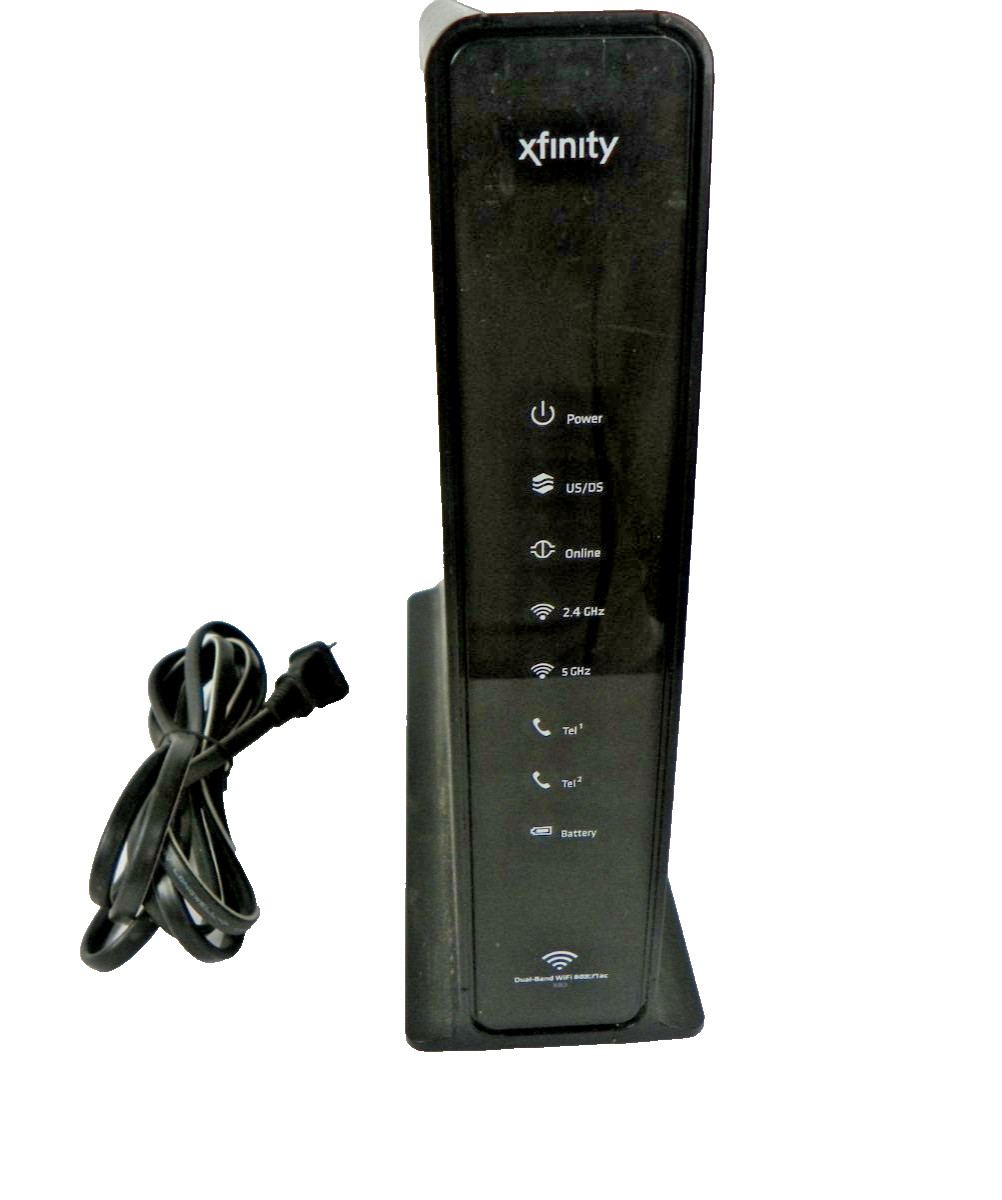 Xfinity Arris XB3 DualBand Wifi Router 802.11AC Modem Black.