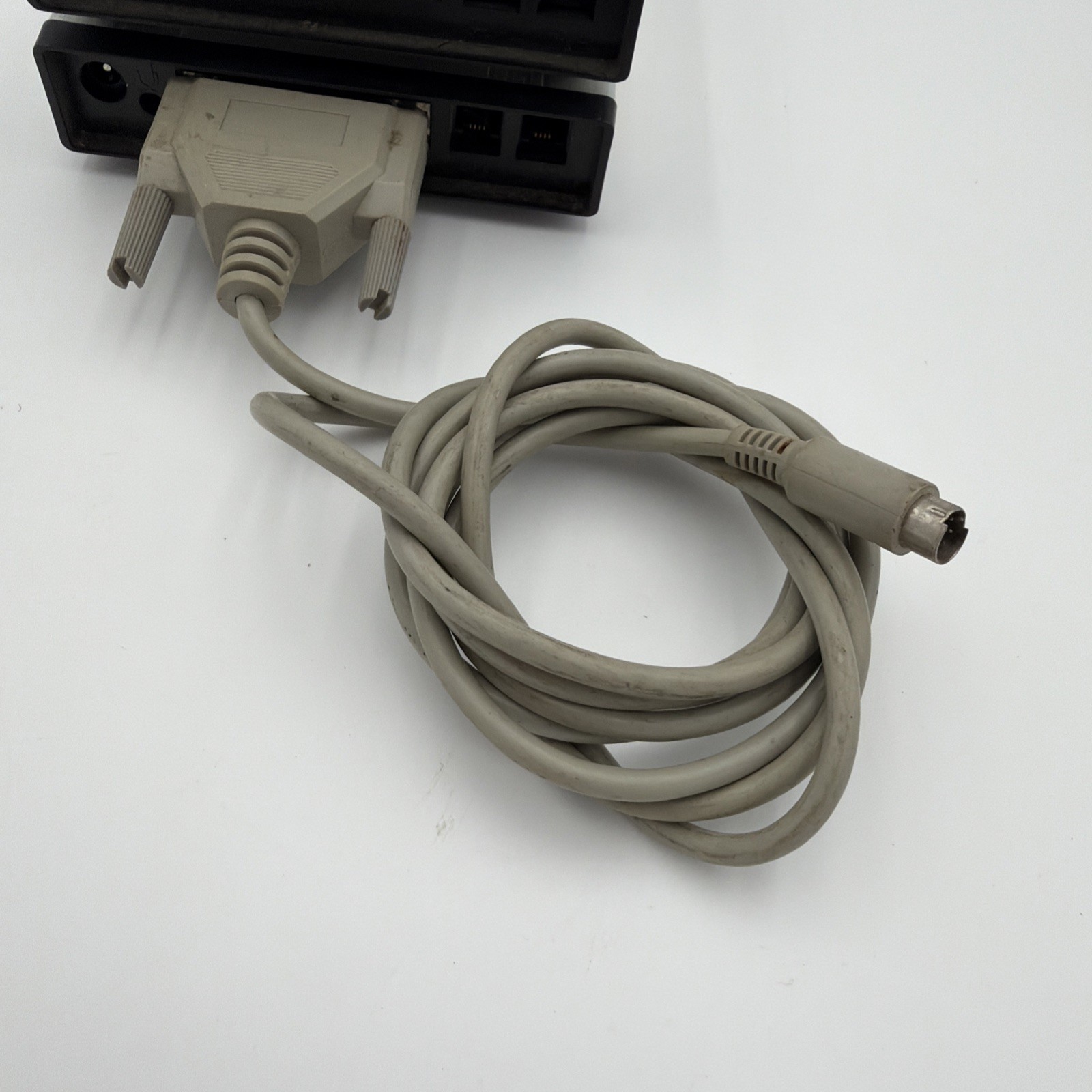 Lot of 2 Supra Fax Modem 33.6 External Modems Mac Serial Cable PSU Tested