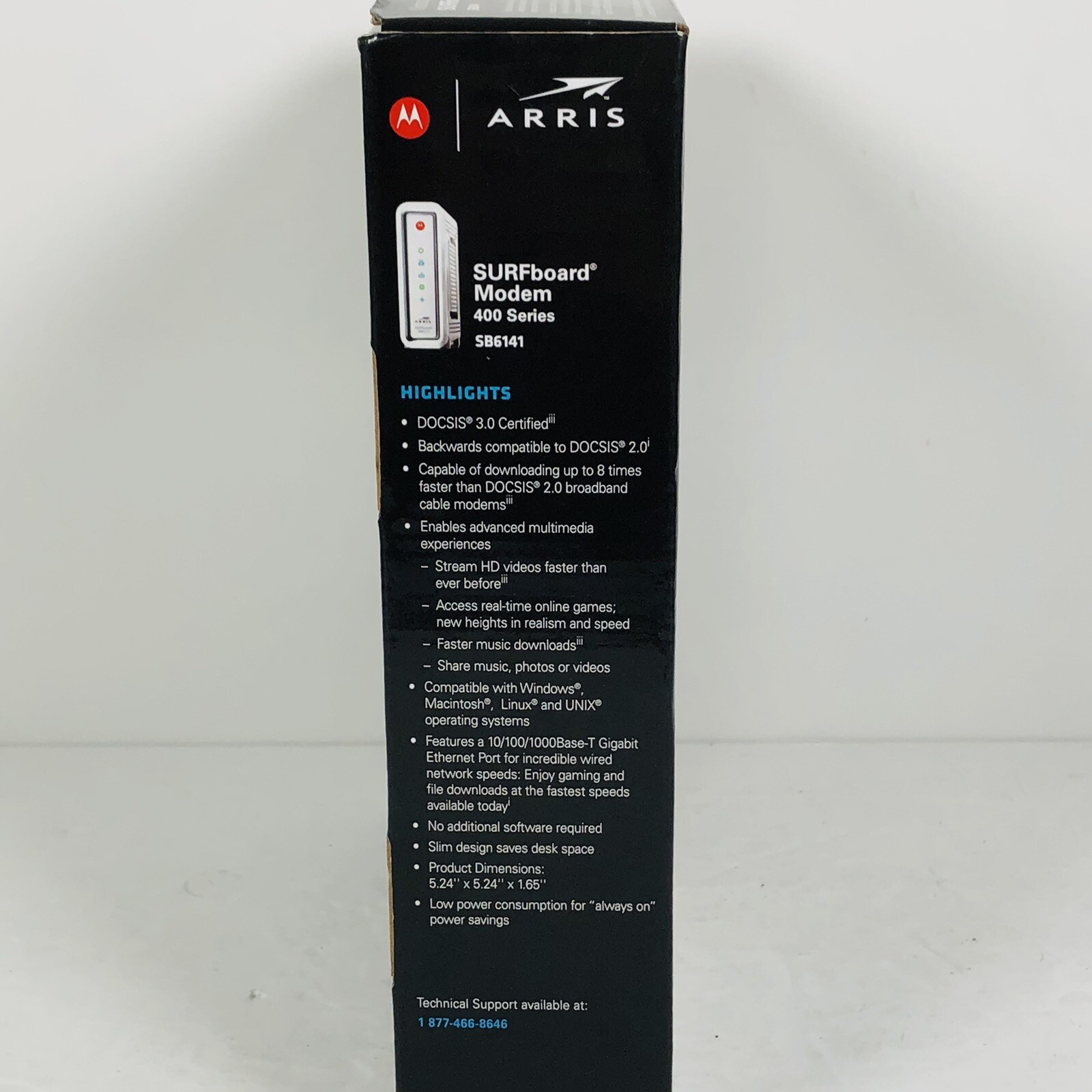 NEW SEALED – MOTOROLA ARRIS SURFBOARD MODEM 400 SERIES MODEL SB6141