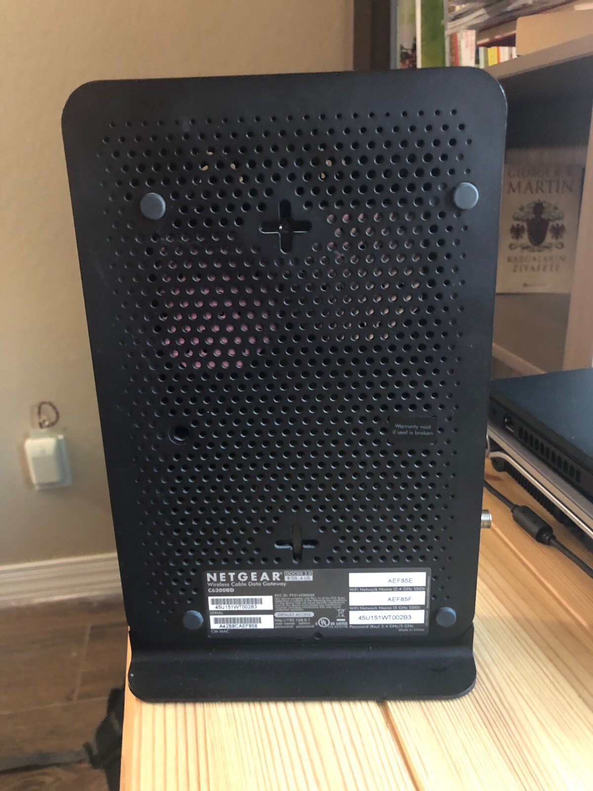 Netgear AC1900 C6300BD Docsis 3.0 Wireless Cable Modem Router