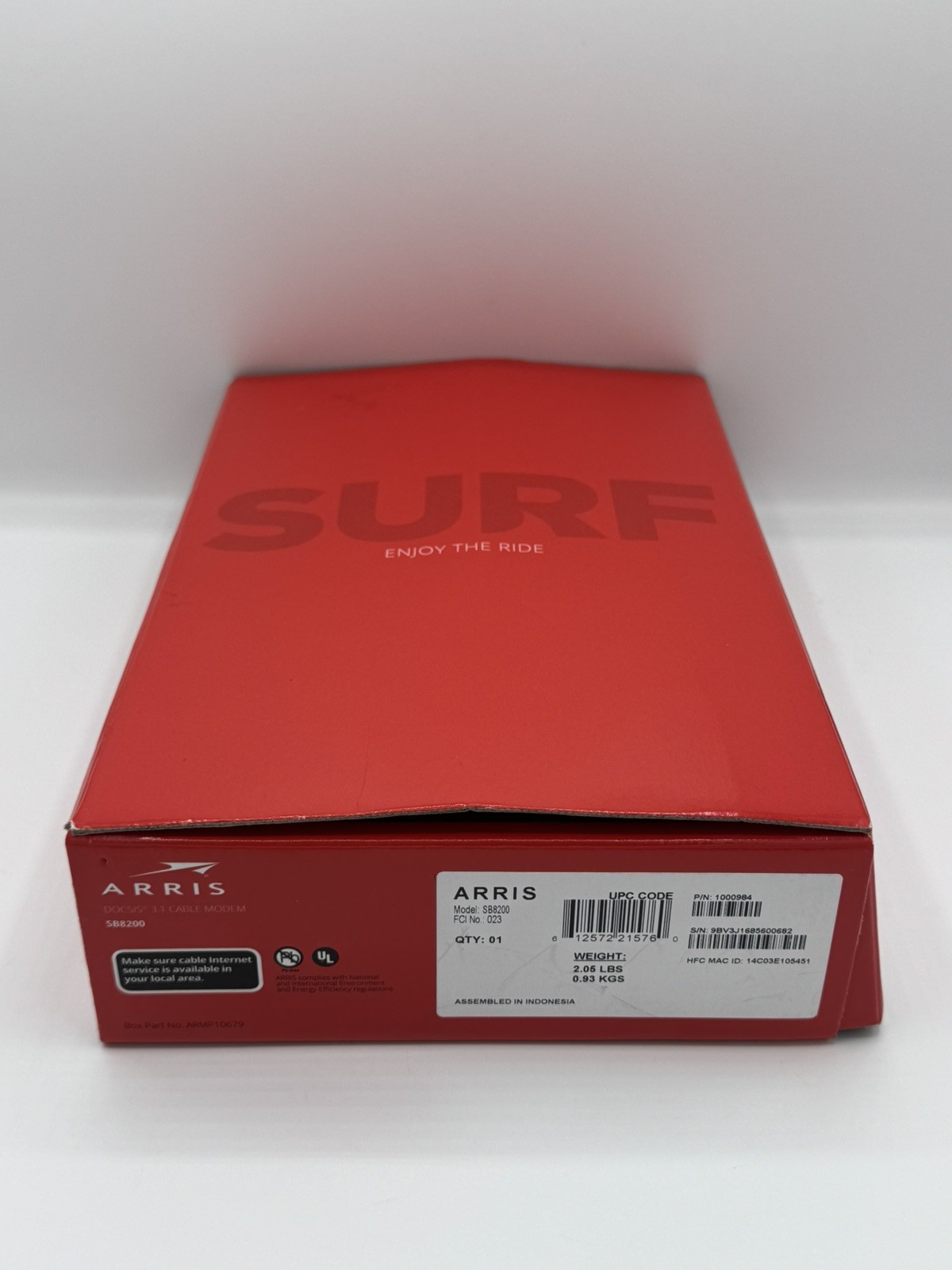 New Sealed ARRIS SB8200 v3 DOCSIS 3.1 Cable Modem