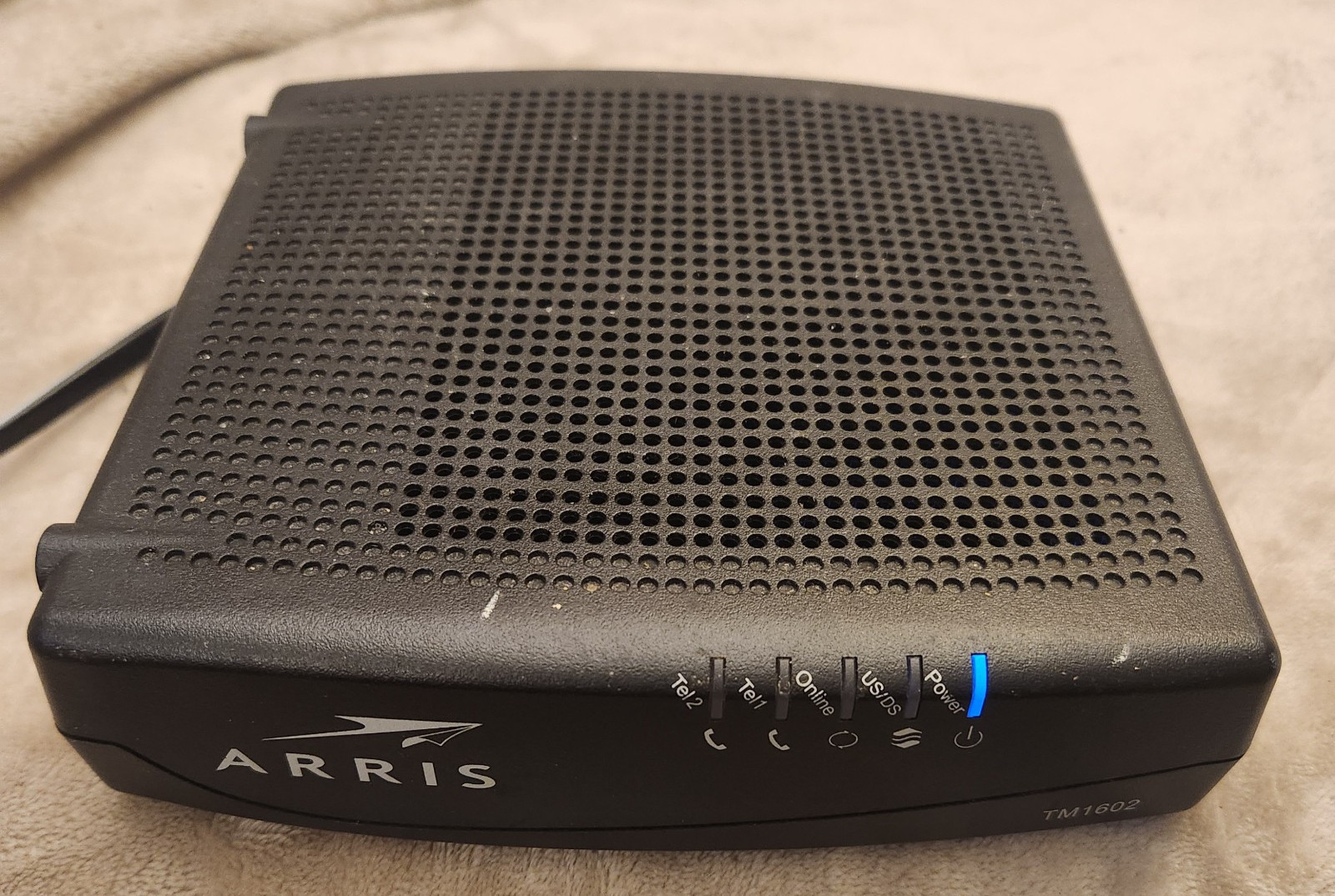 ARRIS Touchstone TM1602A DOCSIS 3.0 Telephony Cable Modem Black – Qwik Ship!