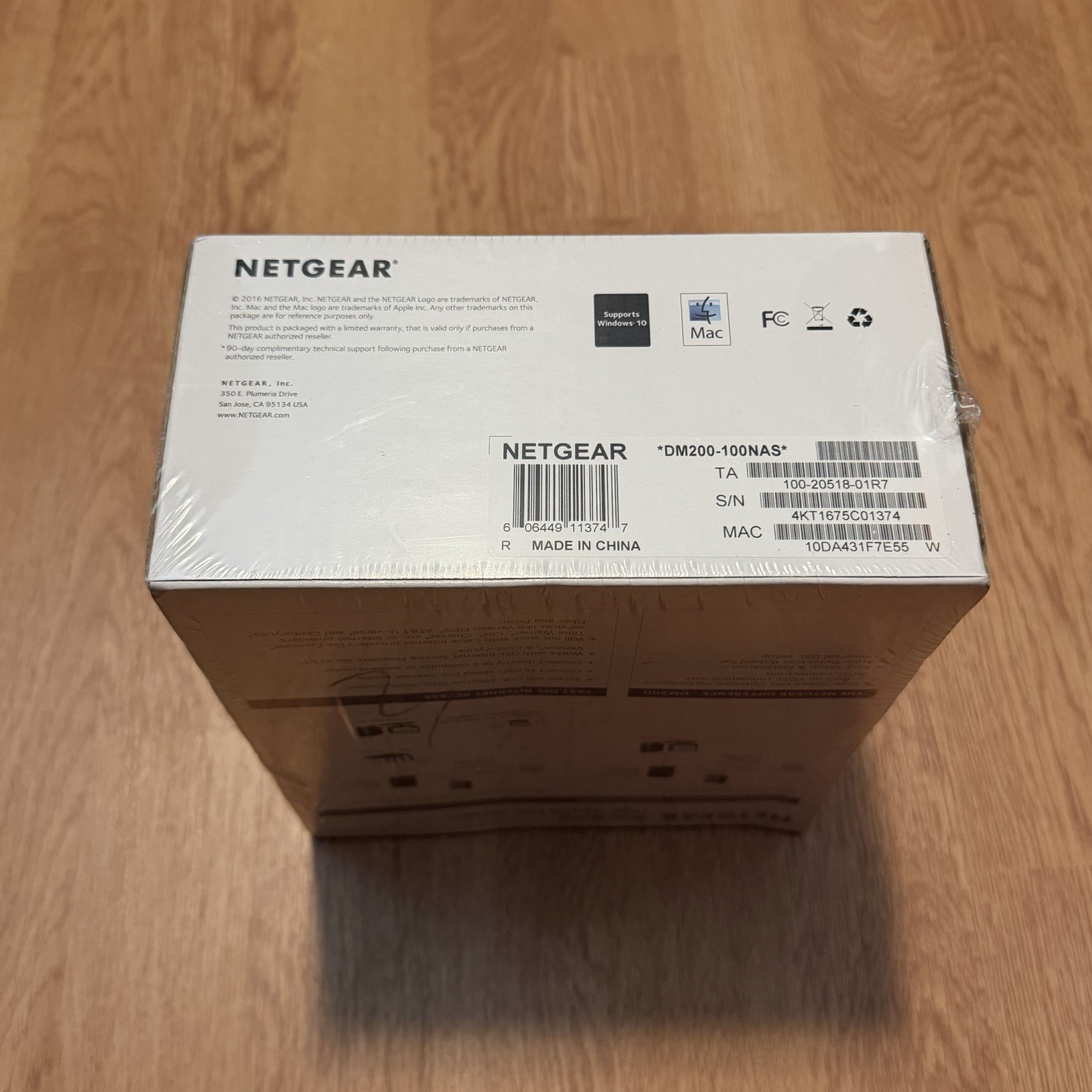 *NEW* Netgear Broadband High Speed DSL Modem VDSL/ADSL DM200-100NAS – New In Box