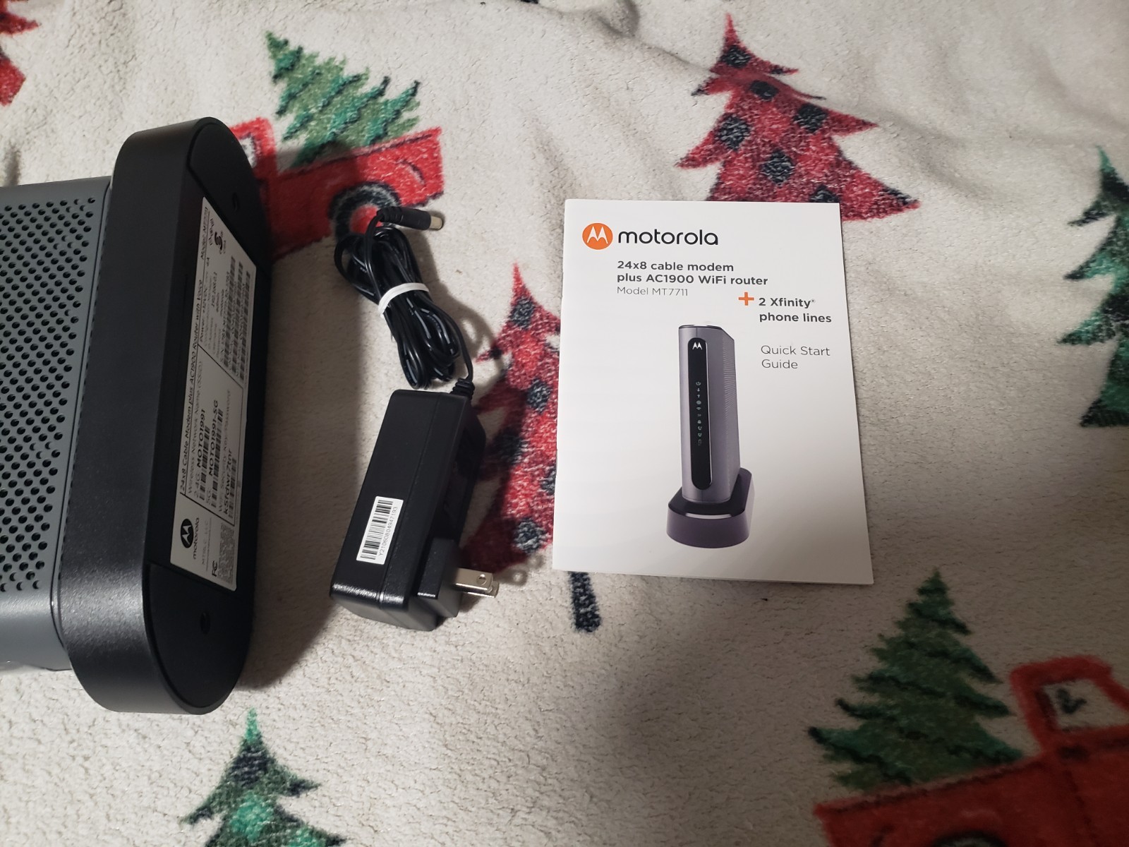 Motorola 24×8 Cable Modem Plus AC1900 WiFi Router MT7711 Modem