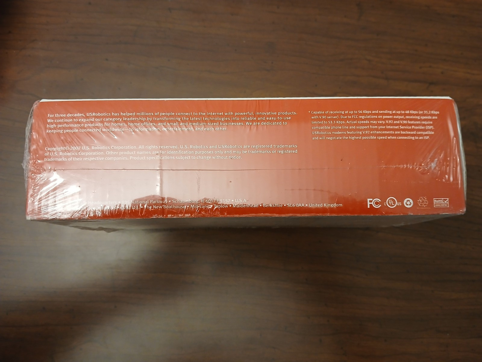USRobotics USR5686E 56k V.92 & V.90 ITU Standard tech FaxModem New in Box 5686E