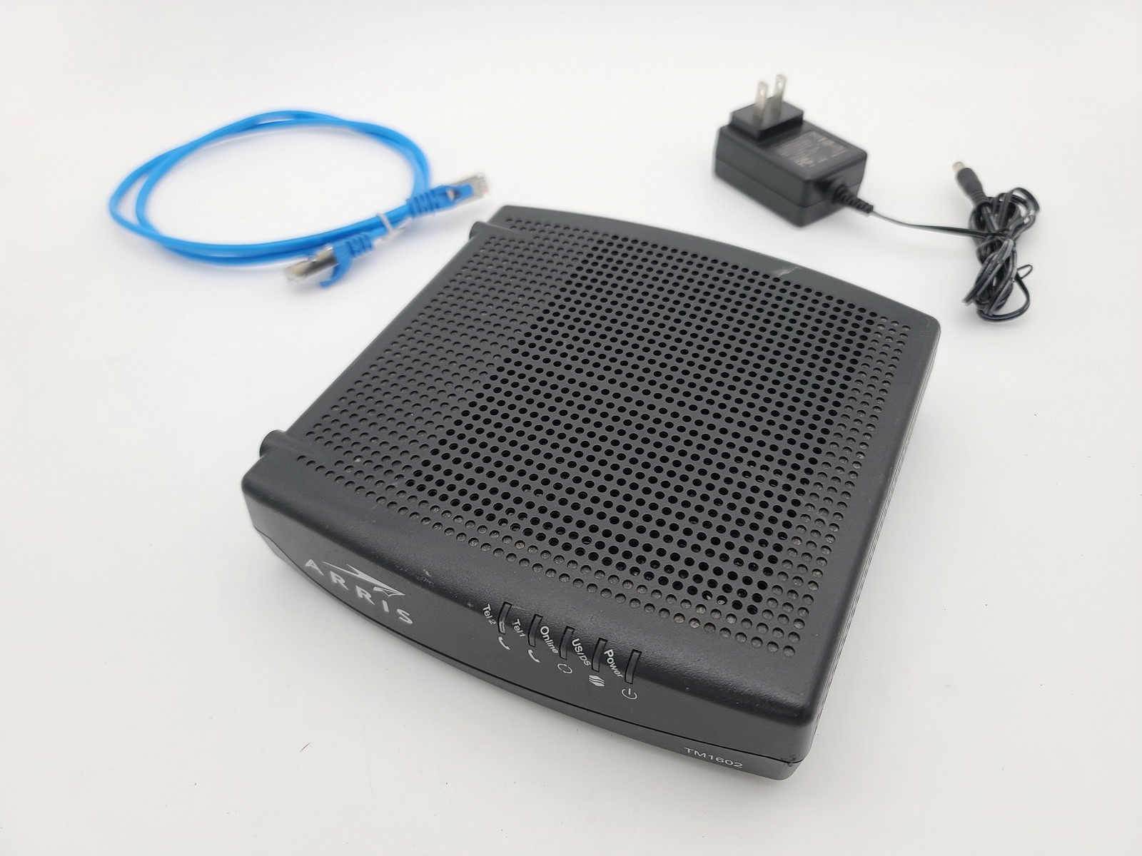 ARRIS TM1602A SURFBOARD DOCSIS 3.0 CABLE MODEM 16X4 TELEPHONY GATEWAY W ADAPTER
