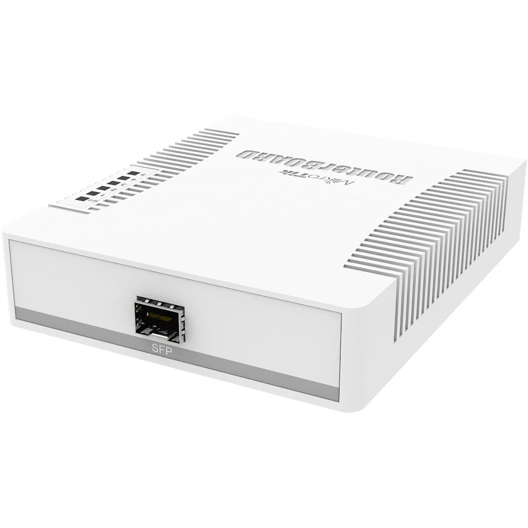 MikroTik rb260gs smart switch (css106-5g-1s) (wit, poe, sfp)