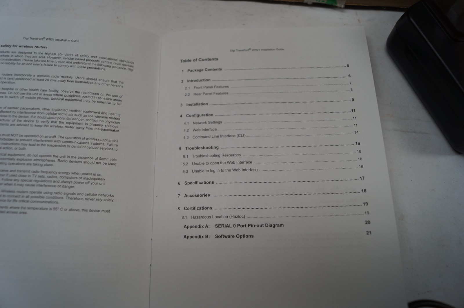DIGI TransPort WR21 WR21-L52B-DE1-SU Cellular Router Original Box WORKING D332