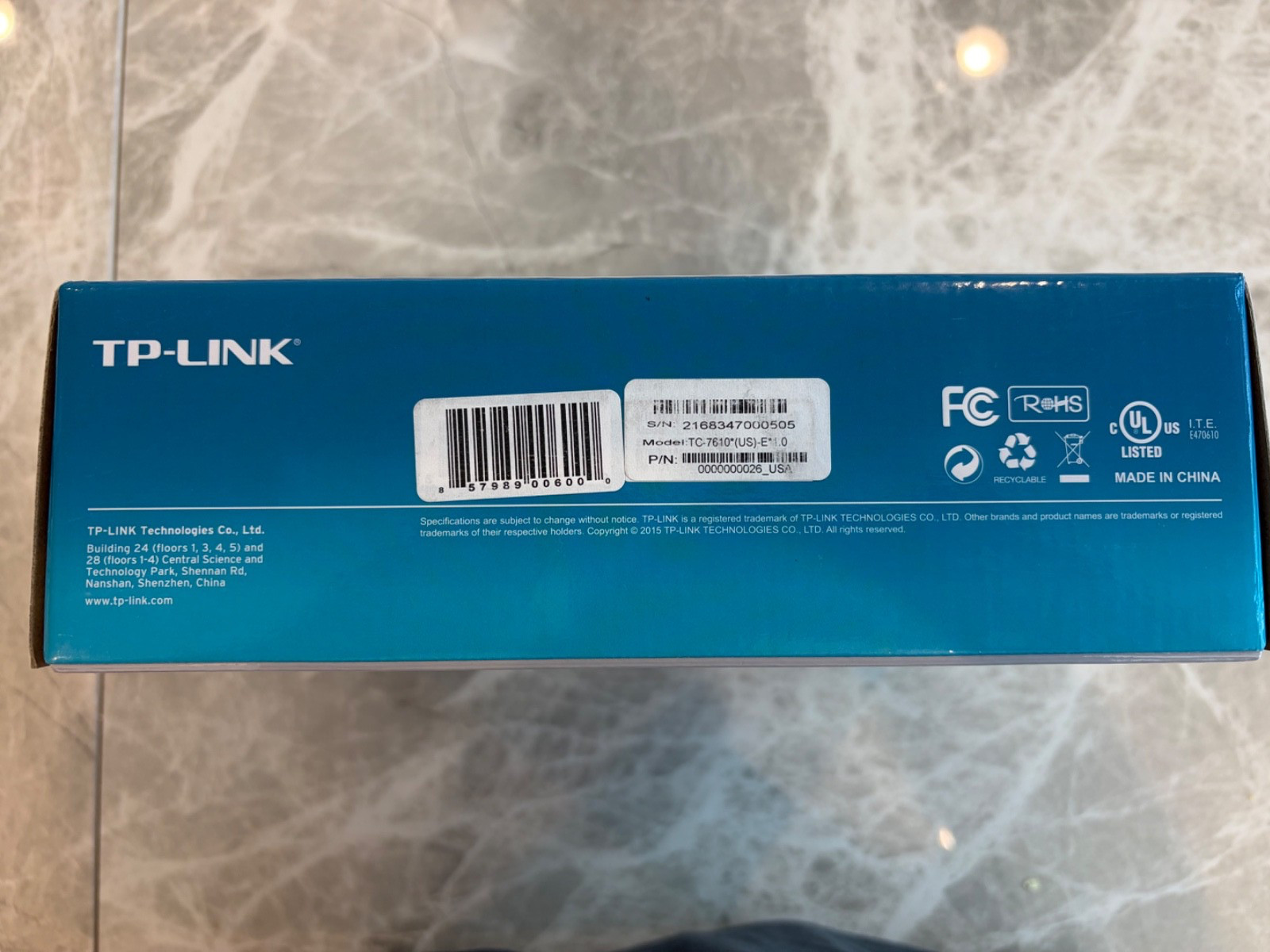 TP-Link TC-7610 300Mbps Wireless N DOCSIS 3.0 High Speed Cable Modem Gigabit