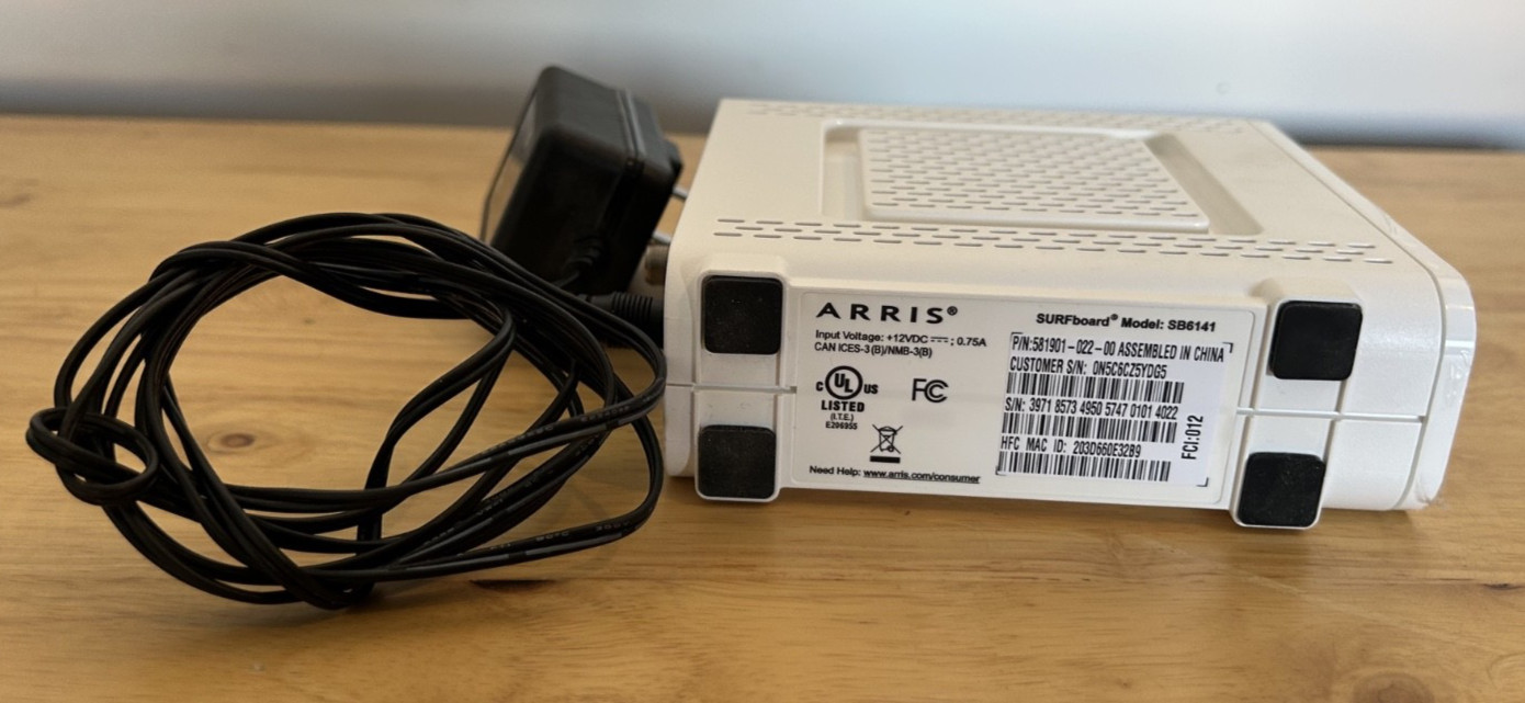 ARRIS SURFboard SB6141 Surf Board Modem