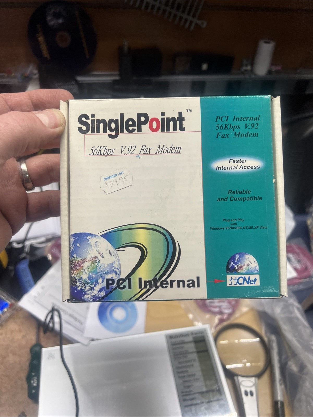 CNet Single Point External 56Kbps V.92 Fax Modem