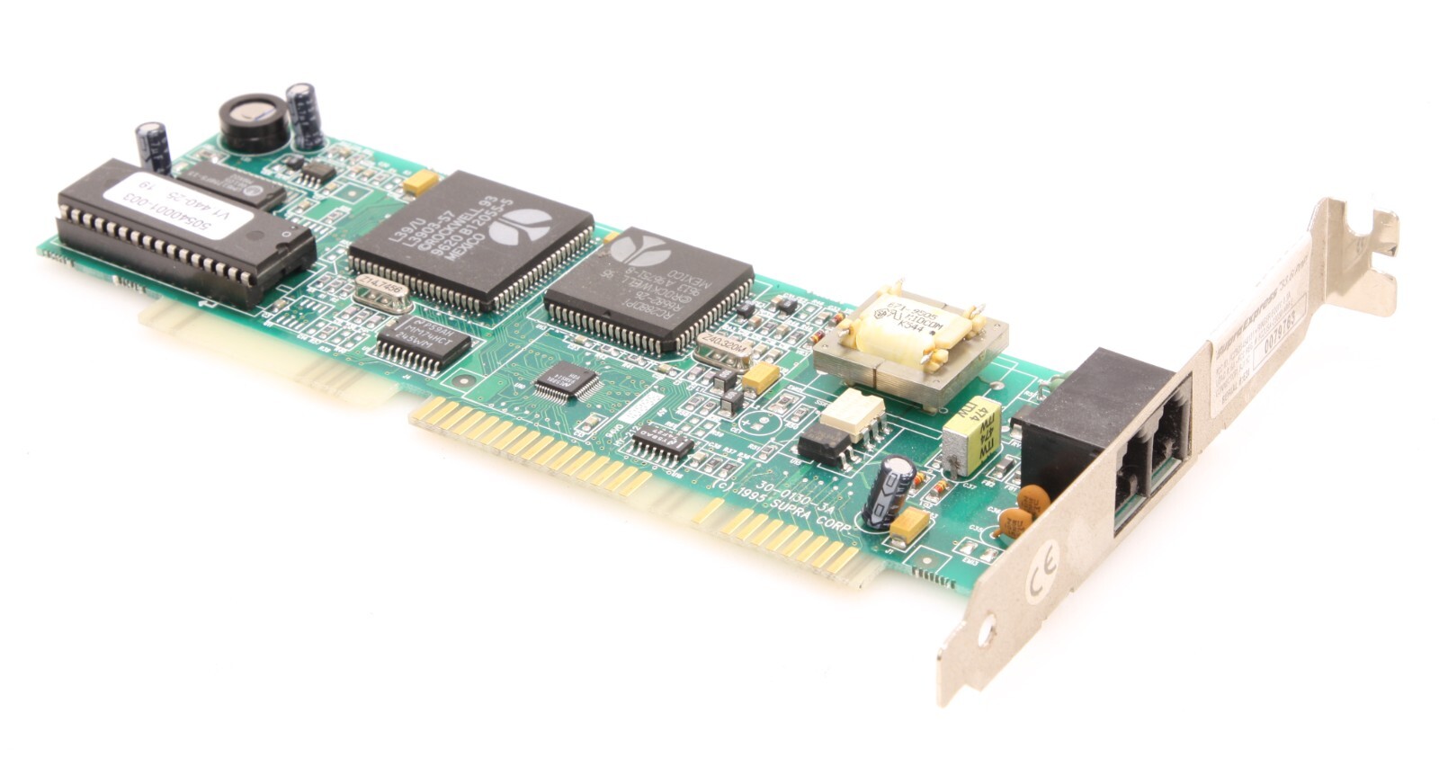 Vintage SupraExpress 23540131-004 33.6i PnP ISA Voice Modem Card L3903-57.