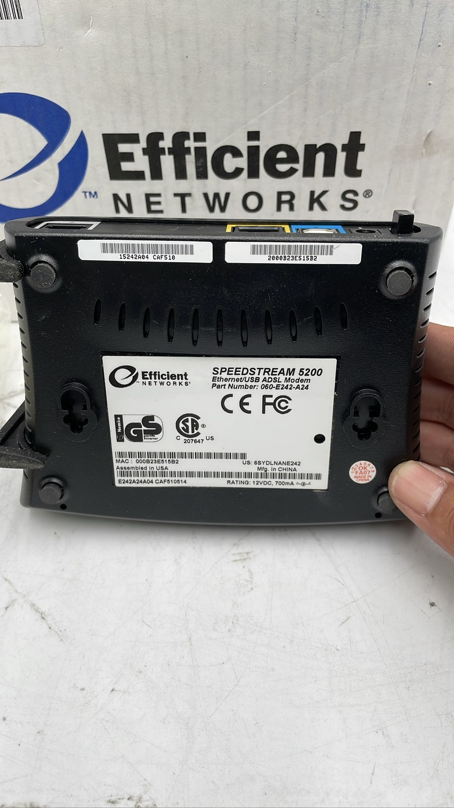 Efficient Networks SpeedStream 5200 & Excelsus Z-Blocker Z-330 CWA Bundle