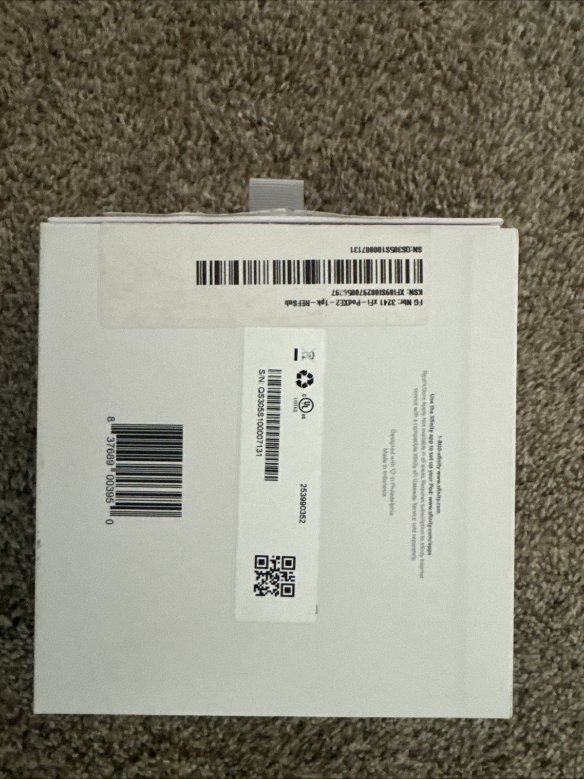 Xfinity X-Fi Pod 2nd Gen WiFi Extender (Model XE2-SG)