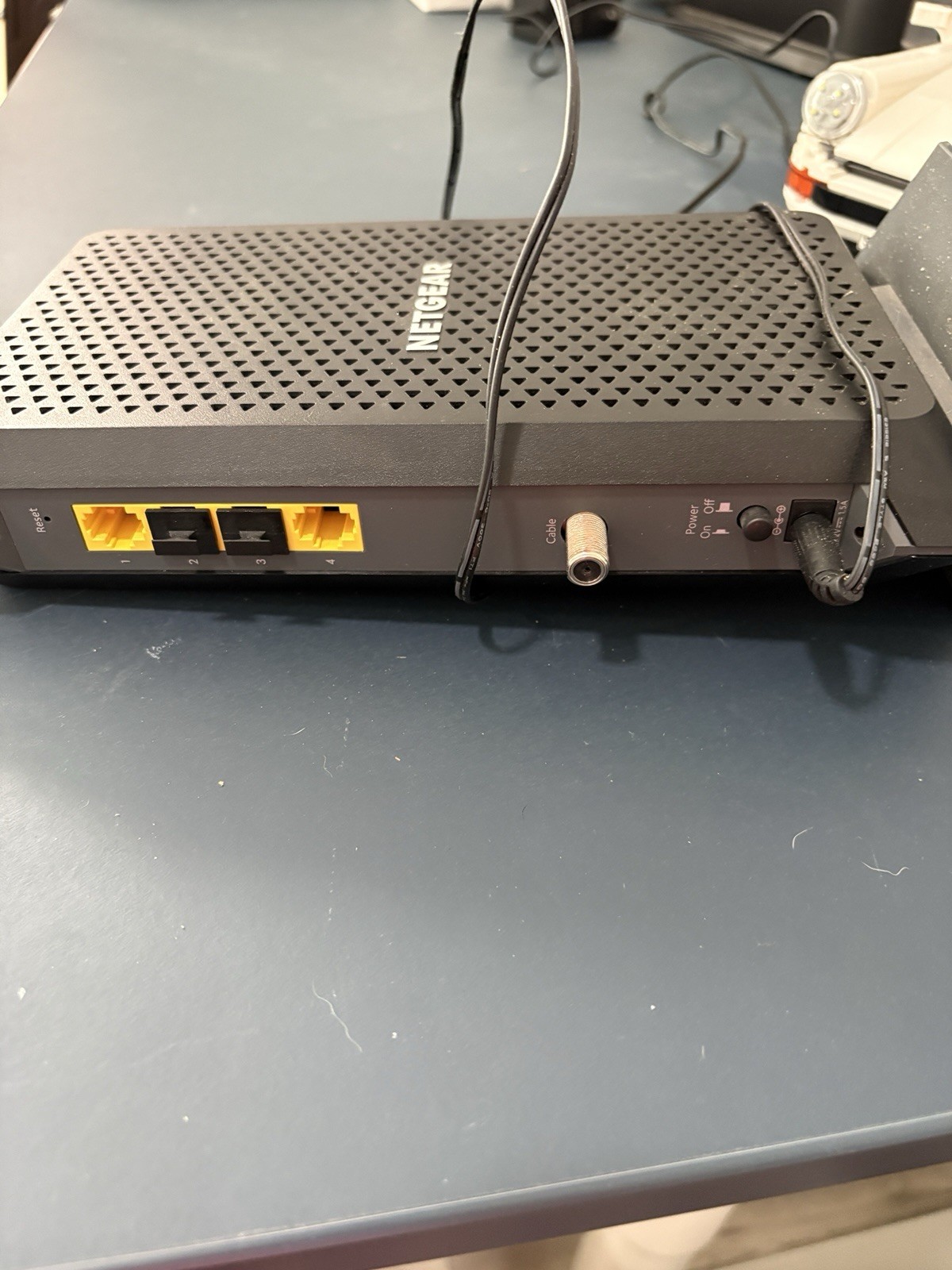 NETGEAR Nighthawk CM1200 DOCSIS 3.1 4-Port Gigabit Cable Modem Black