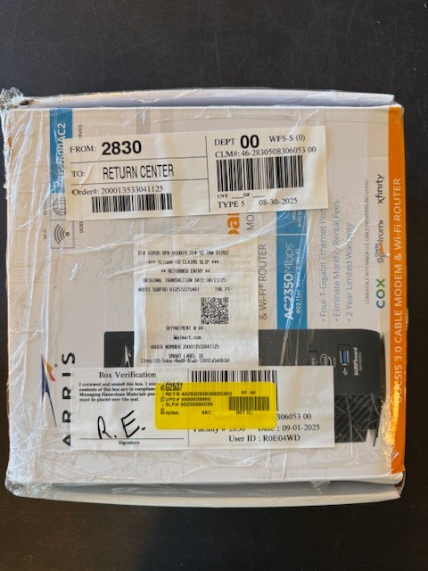 ARRIS SBG7600AC2 – Cable Modem Router – DOCSIS 3.0 & AC2350 Comcast, Xfinity Cox