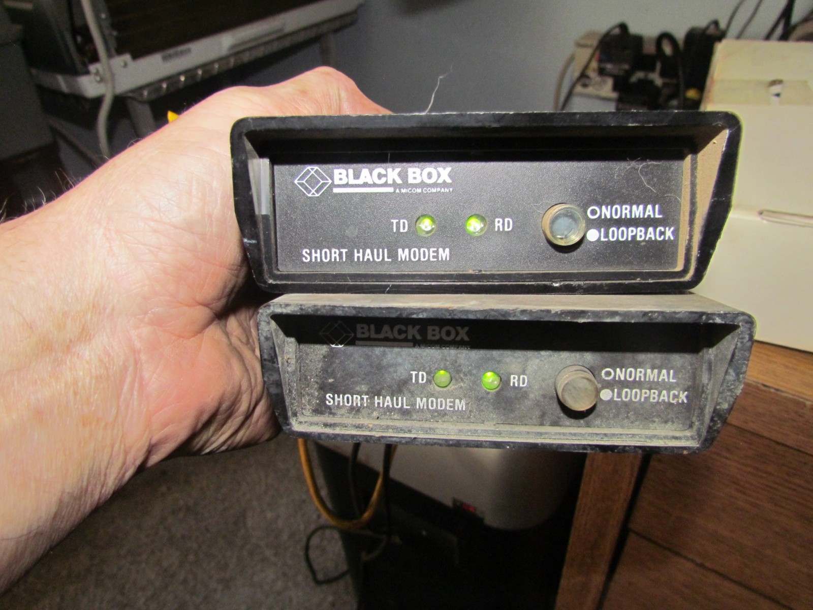 Black Box ME800A Asynchronous Short-Haul Data Modem SOLD AS A PAIR