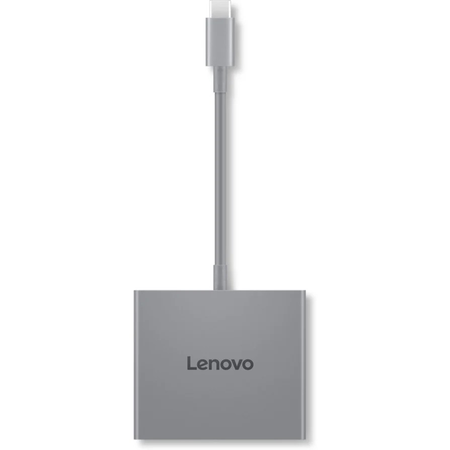 Lenovo usb-c 4 in 1 hub gen2 usb hub (grijs)