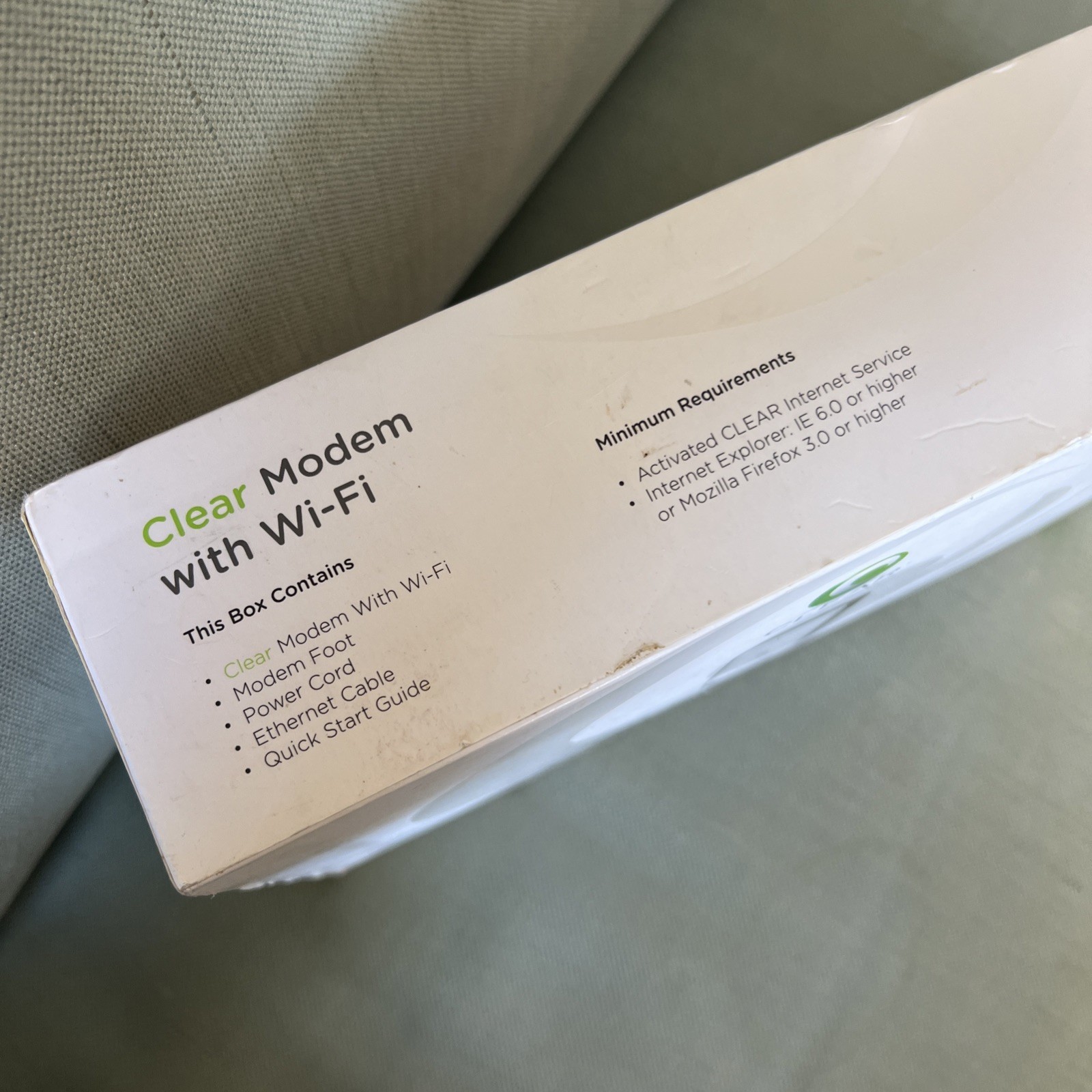 NEW IN BOX Clear Modem with Wifi